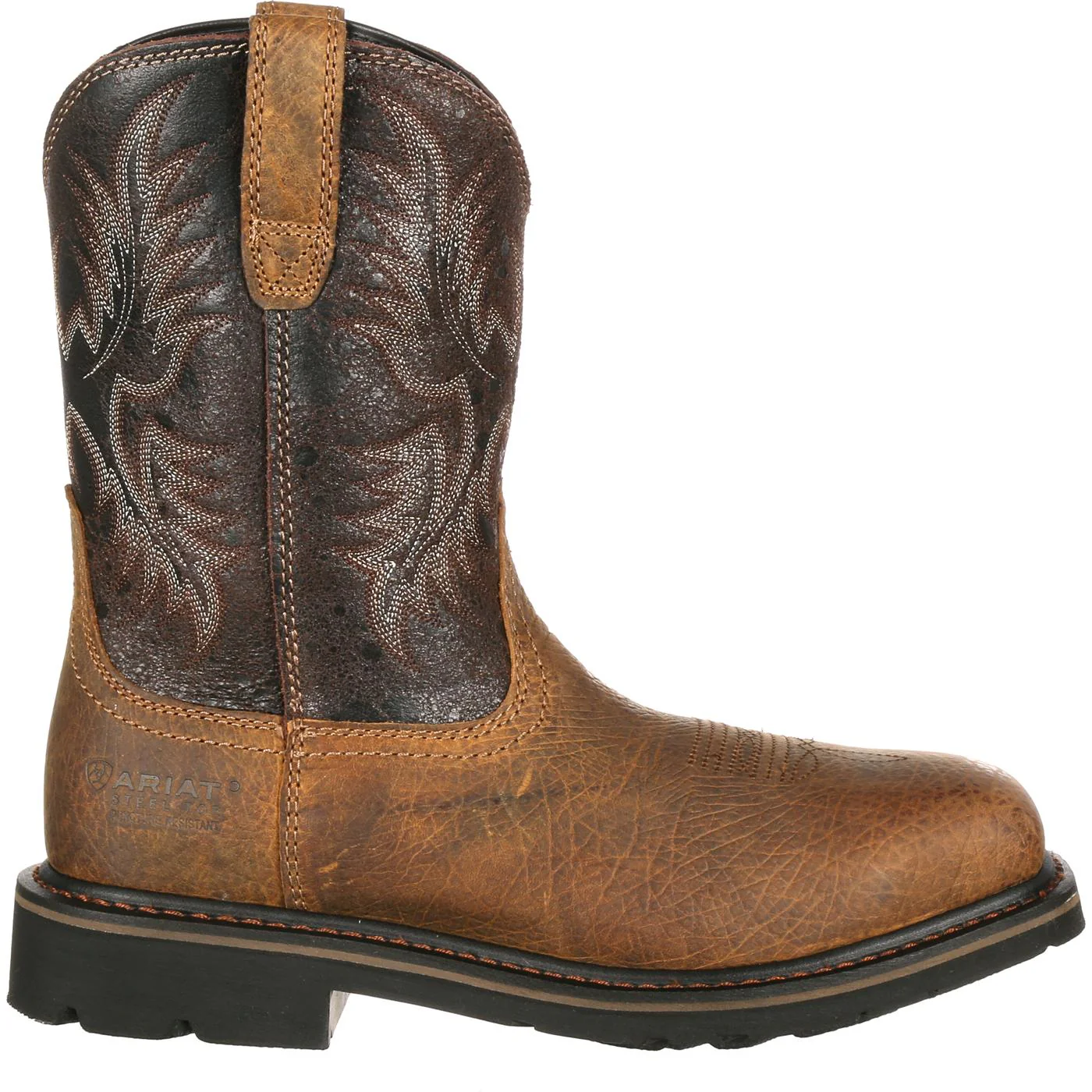 Ariat Sierra Wide Square Toe Steel Toe Puncture-Resistant Western Work Boot - Image 3