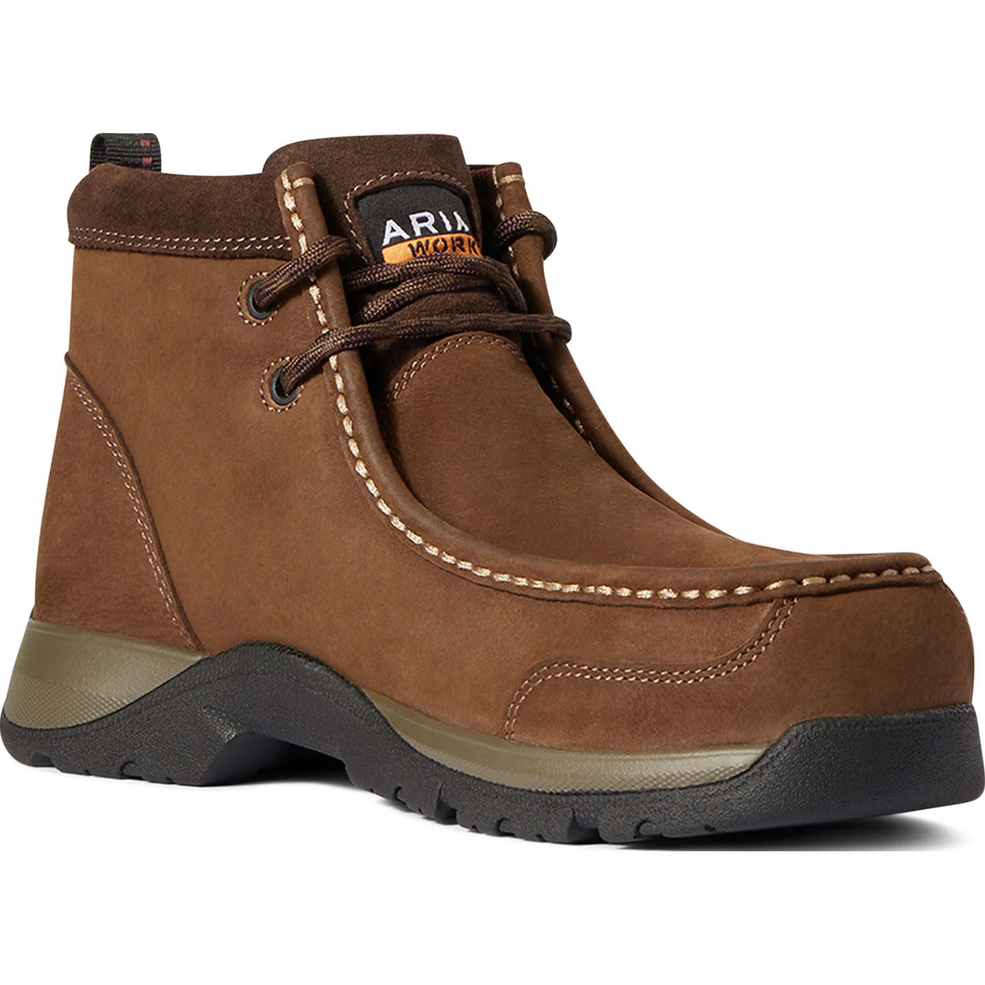 Ariat Edge LTE Women's 5 inch Composite Moc Toe Electrical Hazard Chukka Work Shoe - Image 3