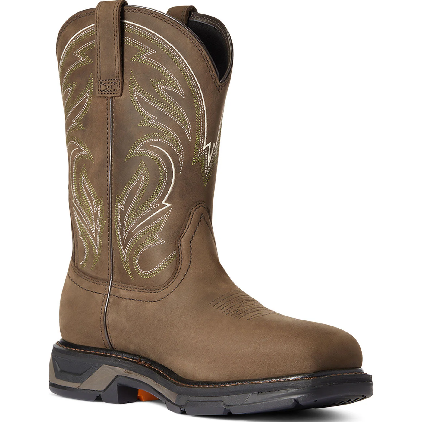 Ariat WorkHog XT Cottonwood Men's 11-inch Carbon Nano Toe Pull-On Western Work Boot