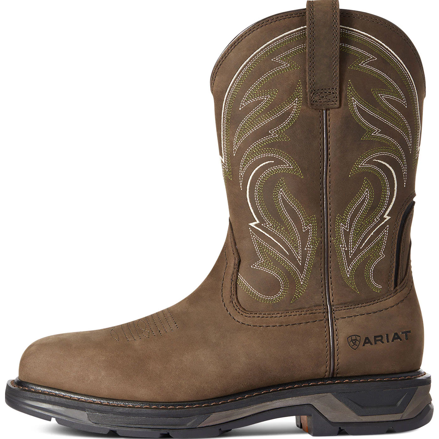 Ariat WorkHog XT Cottonwood Men's 11-inch Carbon Nano Toe Pull-On Western Work Boot - Image 5