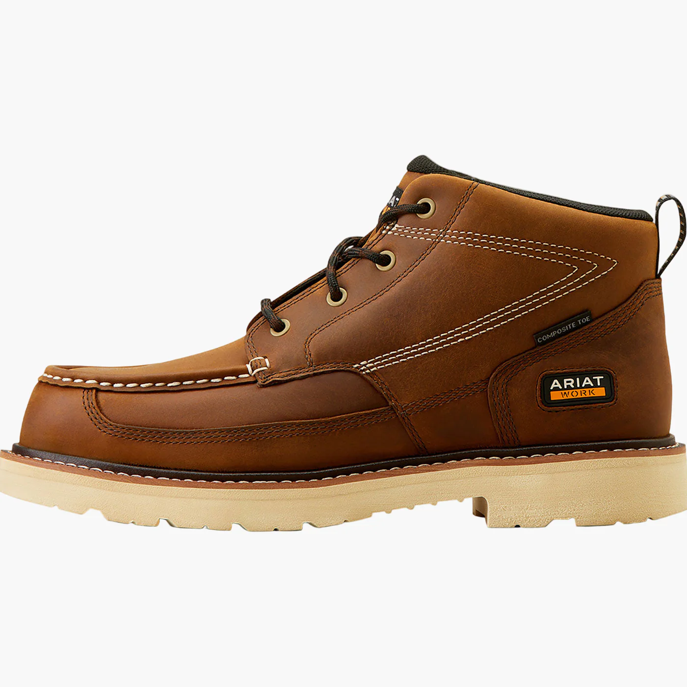 Ariat Rebar Lift Men's 5.5-inch Composite Toe Electrical Hazard Waterproof Chukka Work Boot - Image 3