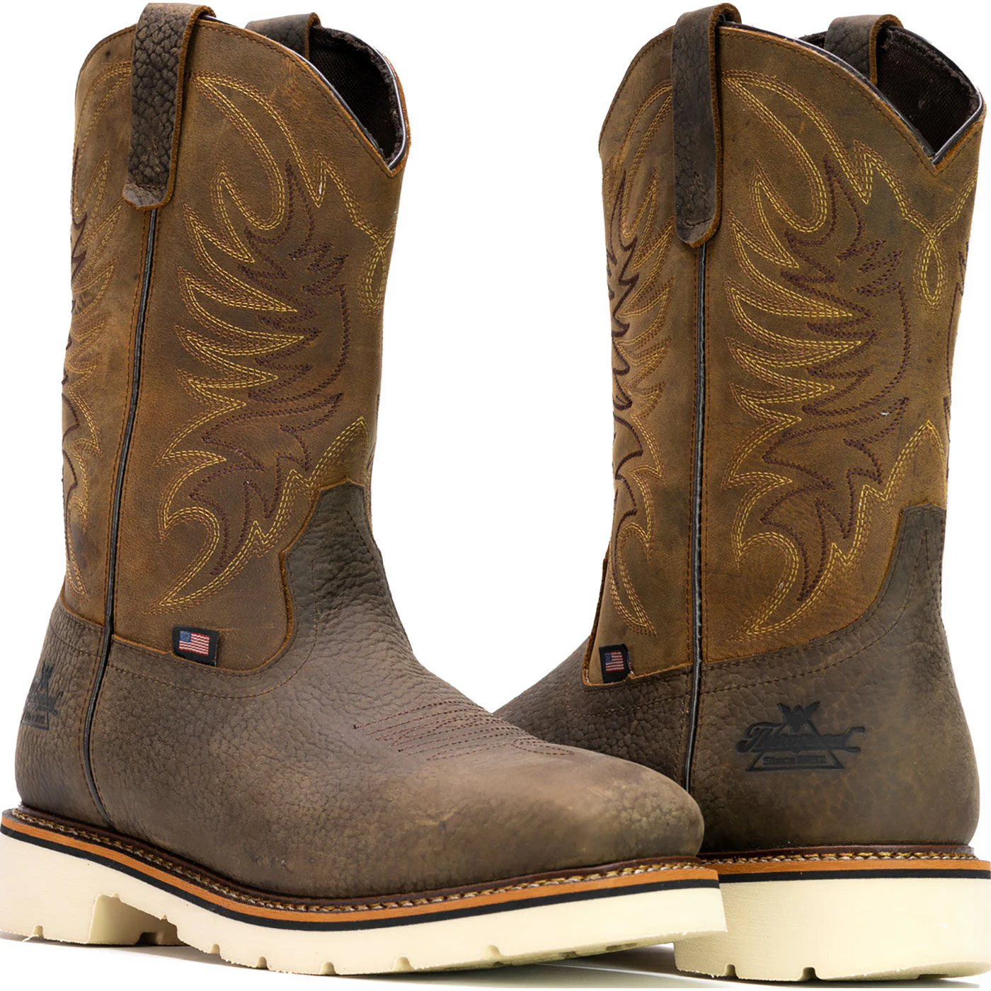 Thorogood 11-inch Men's Steel Toe Electrical Hazard Waterproof Western Work Boot - Image 4