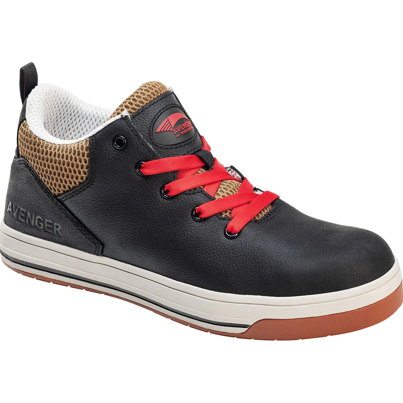 Avenger Swarm Mid Men's Aluminum Toe Static-Dissipative Slip-Resisting Work Shoe