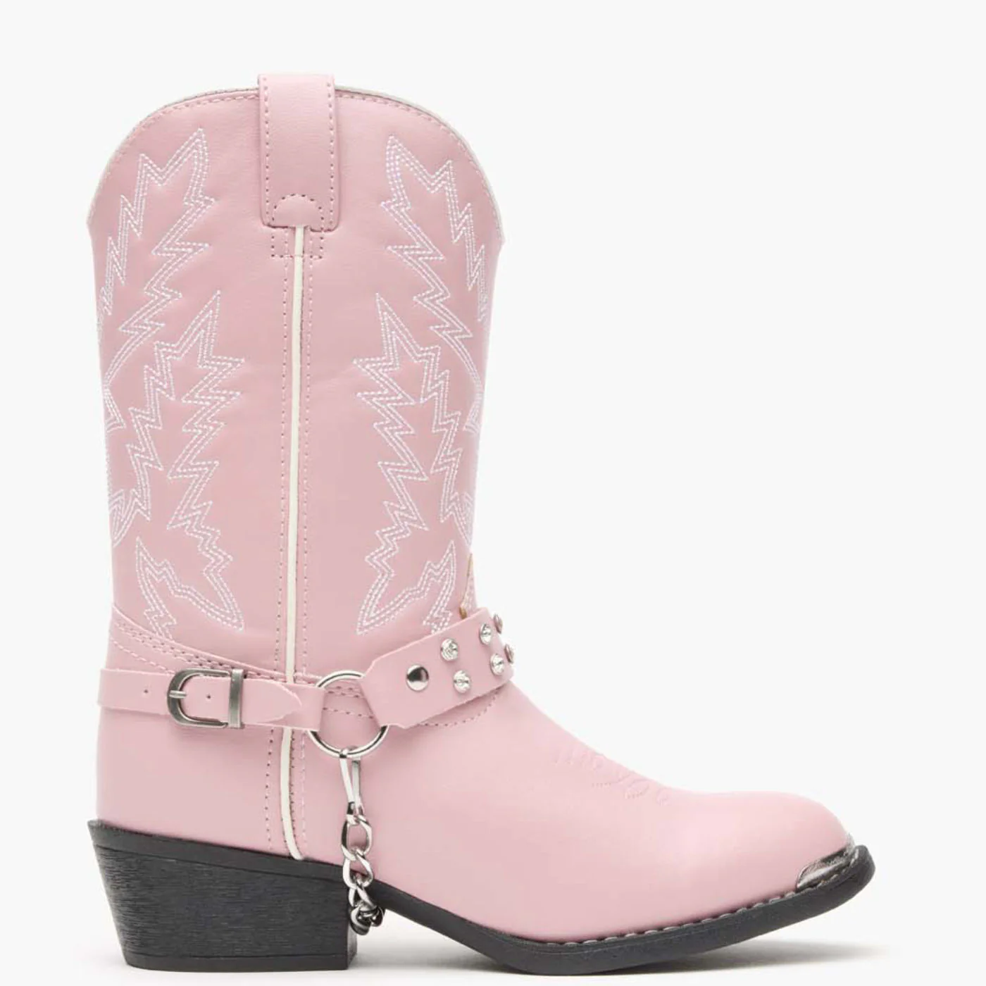 Lil' Durango® Big Kid Pink Rhinestone Western Boot - Image 3