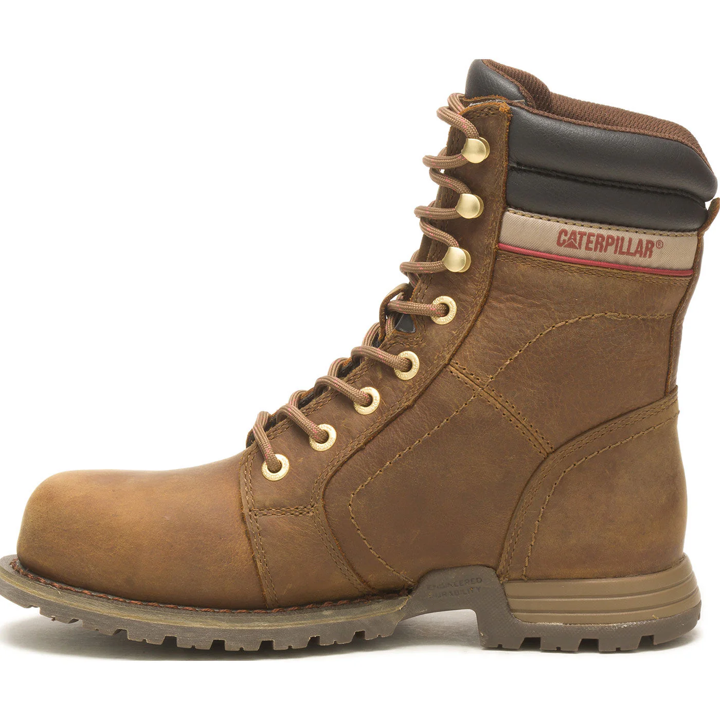 Cat Echo Women's 8-inch Steel Toe Electrical Hazard Waterproof Leather Work Boot - Image 6
