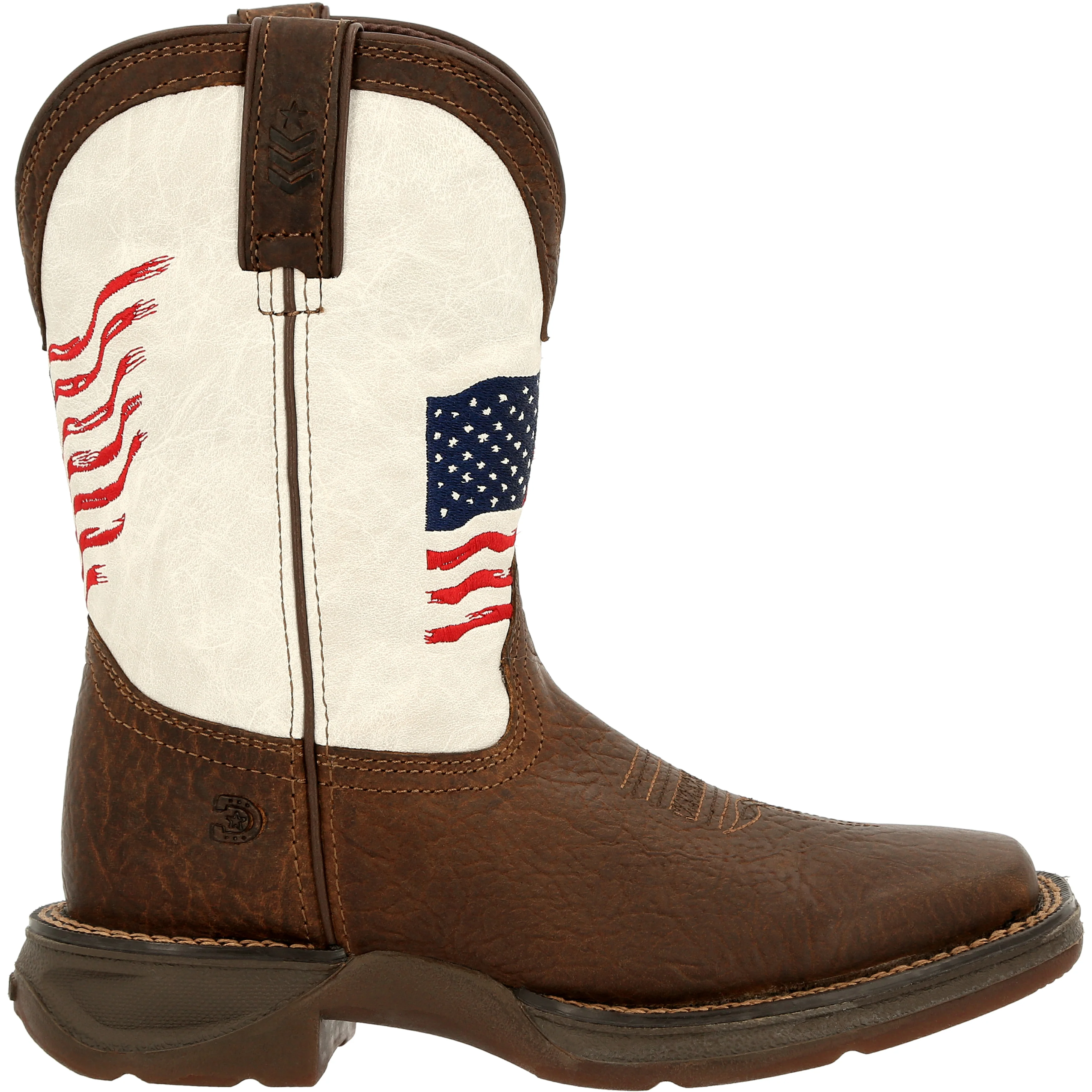 Lil' Rebel™ by Durango® Big Kids Distressed Flag Western Boot - Image 13