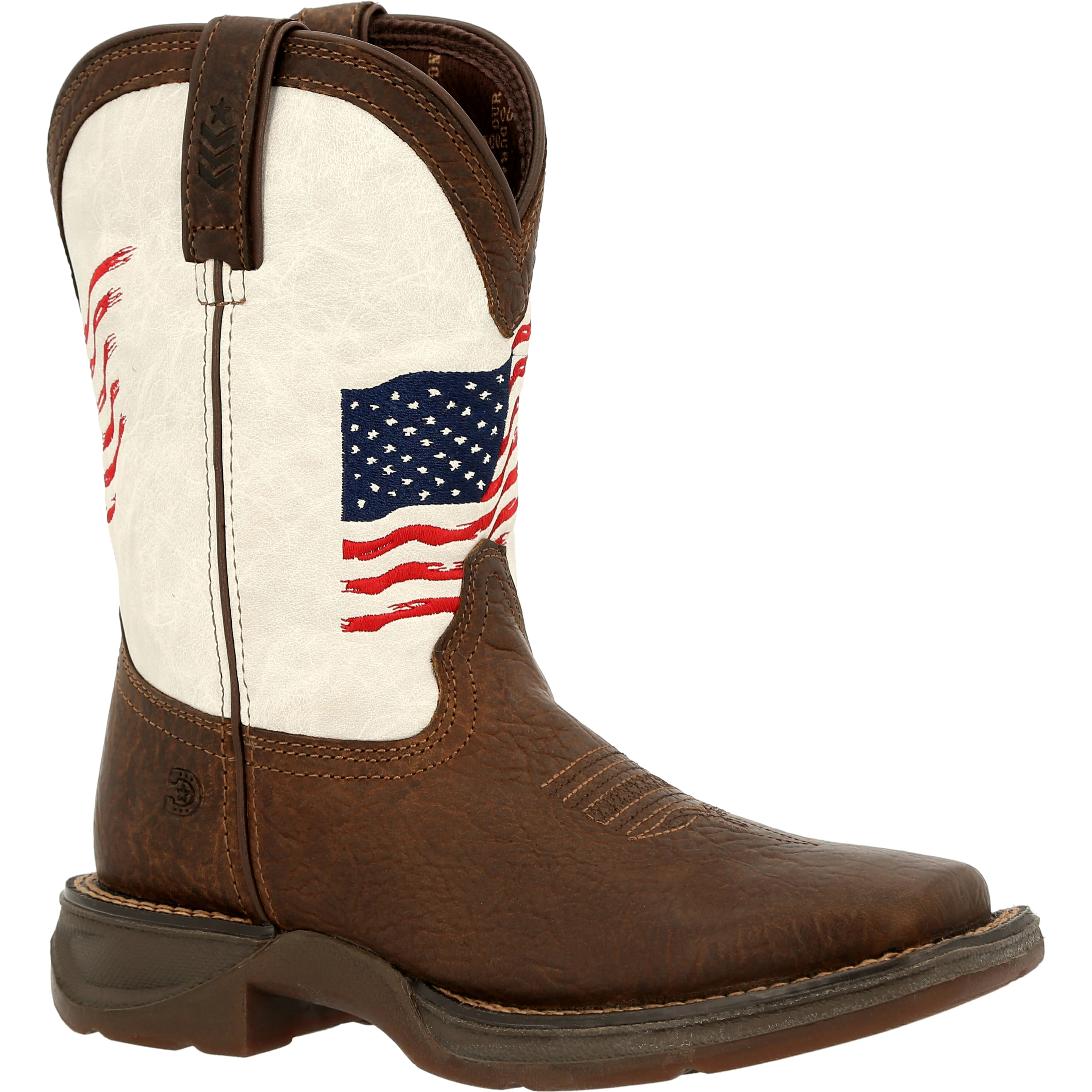 Lil' Rebel™ by Durango® Big Kids Distressed Flag Western Boot - Image 7