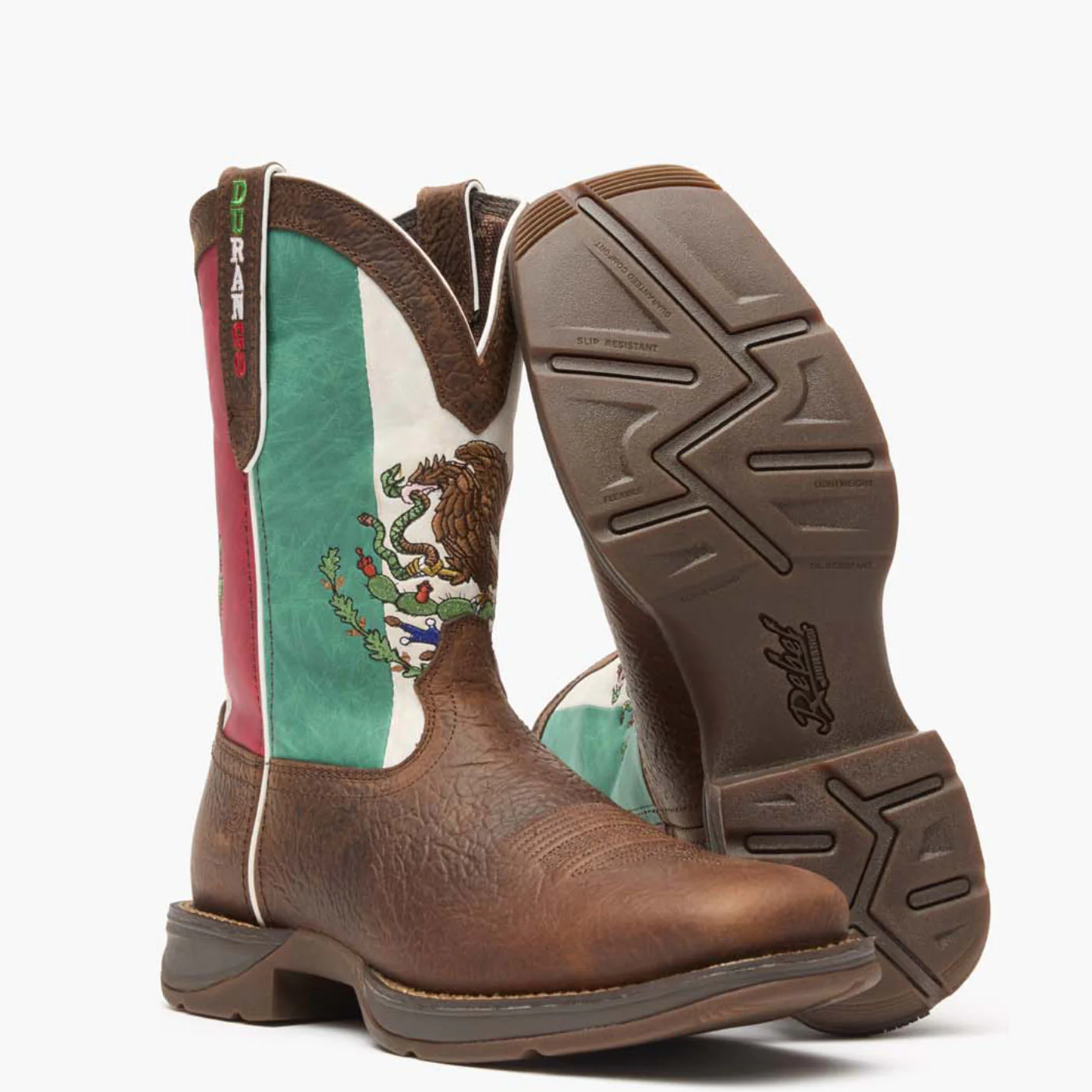 Rebel by Durango® Mexico Flag Western Boot - Image 2