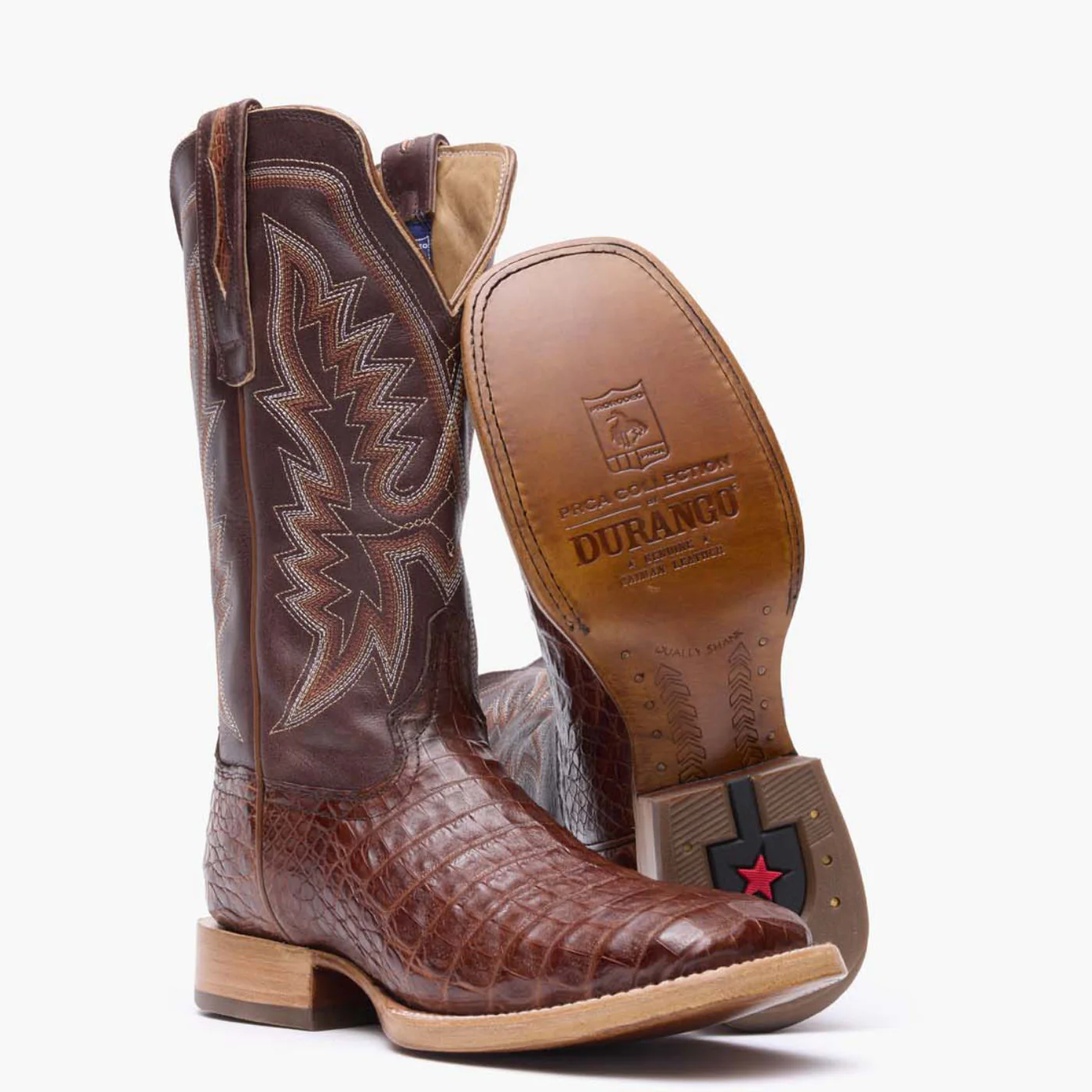 Durango® Men's PRCA Collection Caiman Belly Western Boot - Image 2