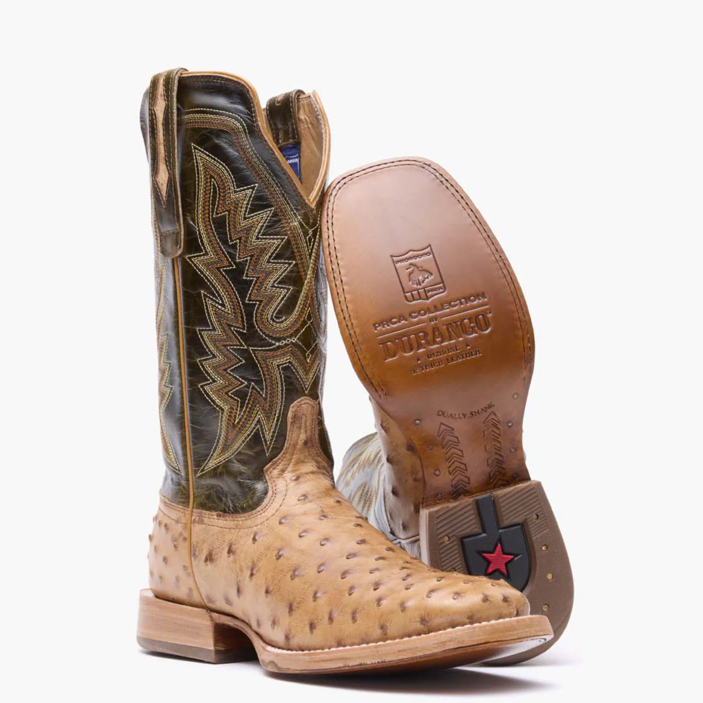 Durango® Men's PRCA Collection Full-Quill Ostrich Western Boot - Image 2