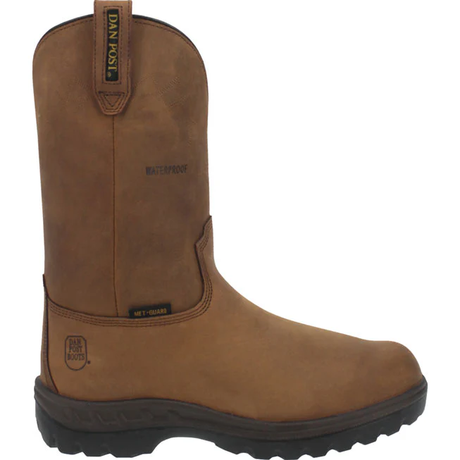 Dan Post Cummins Men's 11-inch Internal Metatarsal Steel Toe Electrical Hazard Waterproof Western Work Boots - Image 3