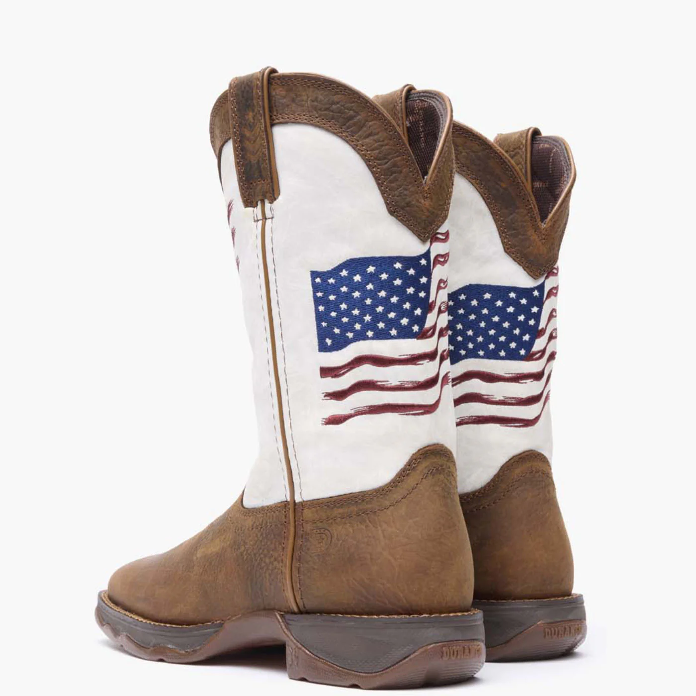Lady Rebel by Durango® Women's Distressed Flag Embroidery Western Boot - Image 5