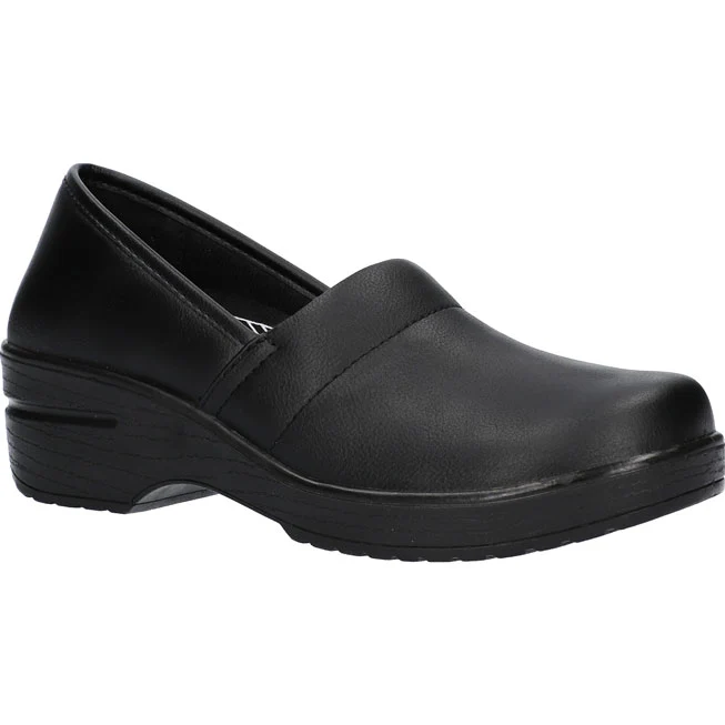 Easy WORKS by Easy Street Laurie Women's Black Slip-Resisting Slip-on Work Shoe - Image 3