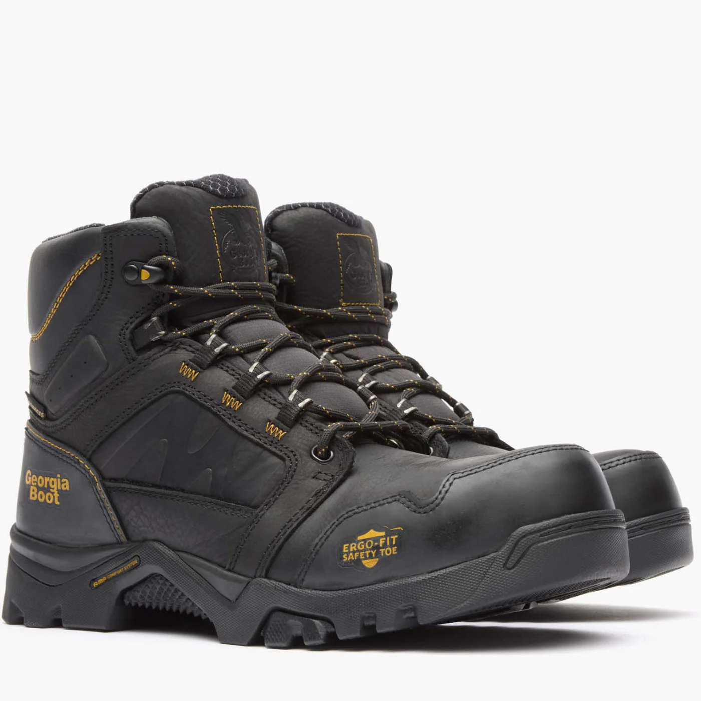 Georgia Boot Amplitude Composite Toe Waterproof Black Work Boot - Image 5