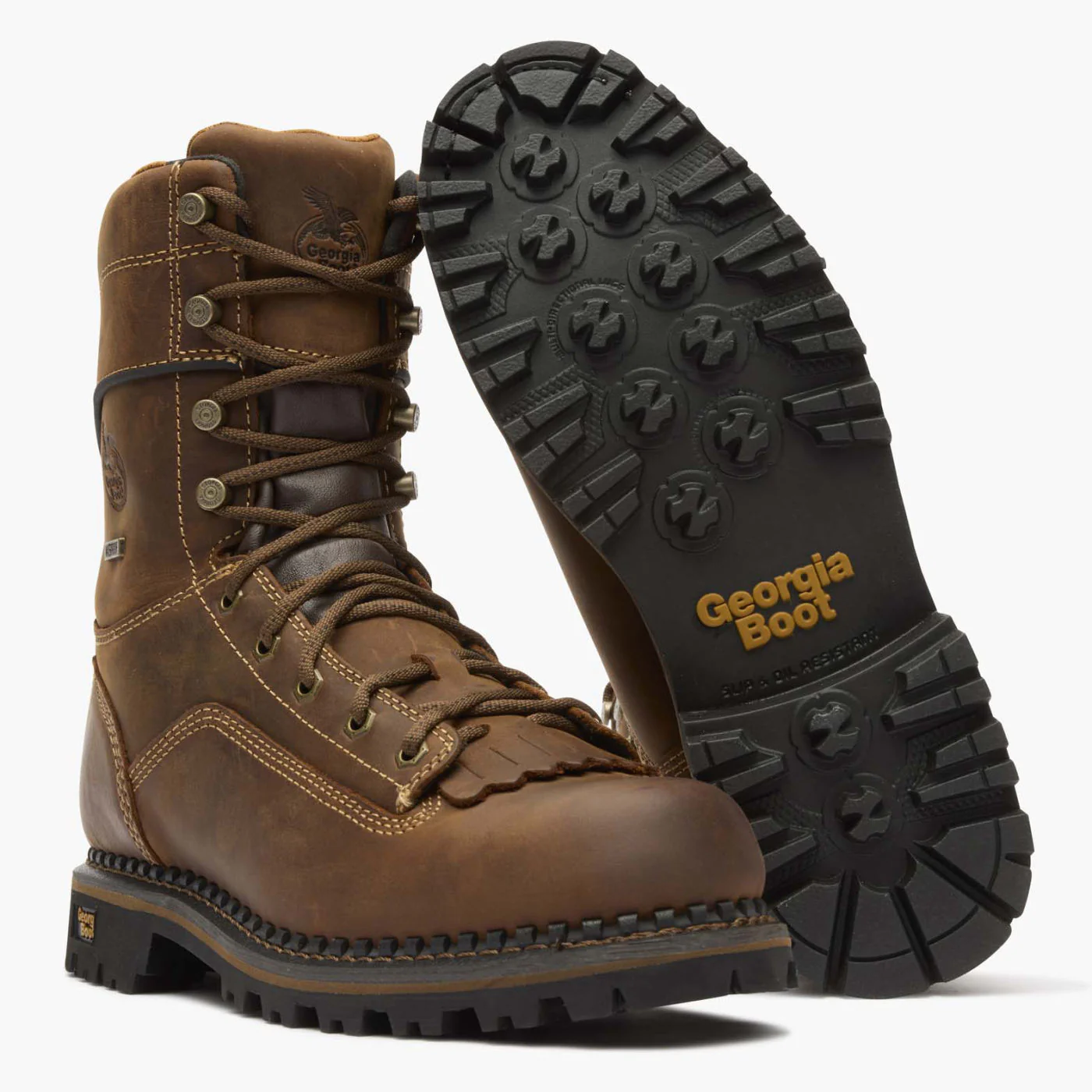 Georgia Boot AMP LT Low Heel Logger Waterproof Work Boot - Image 4