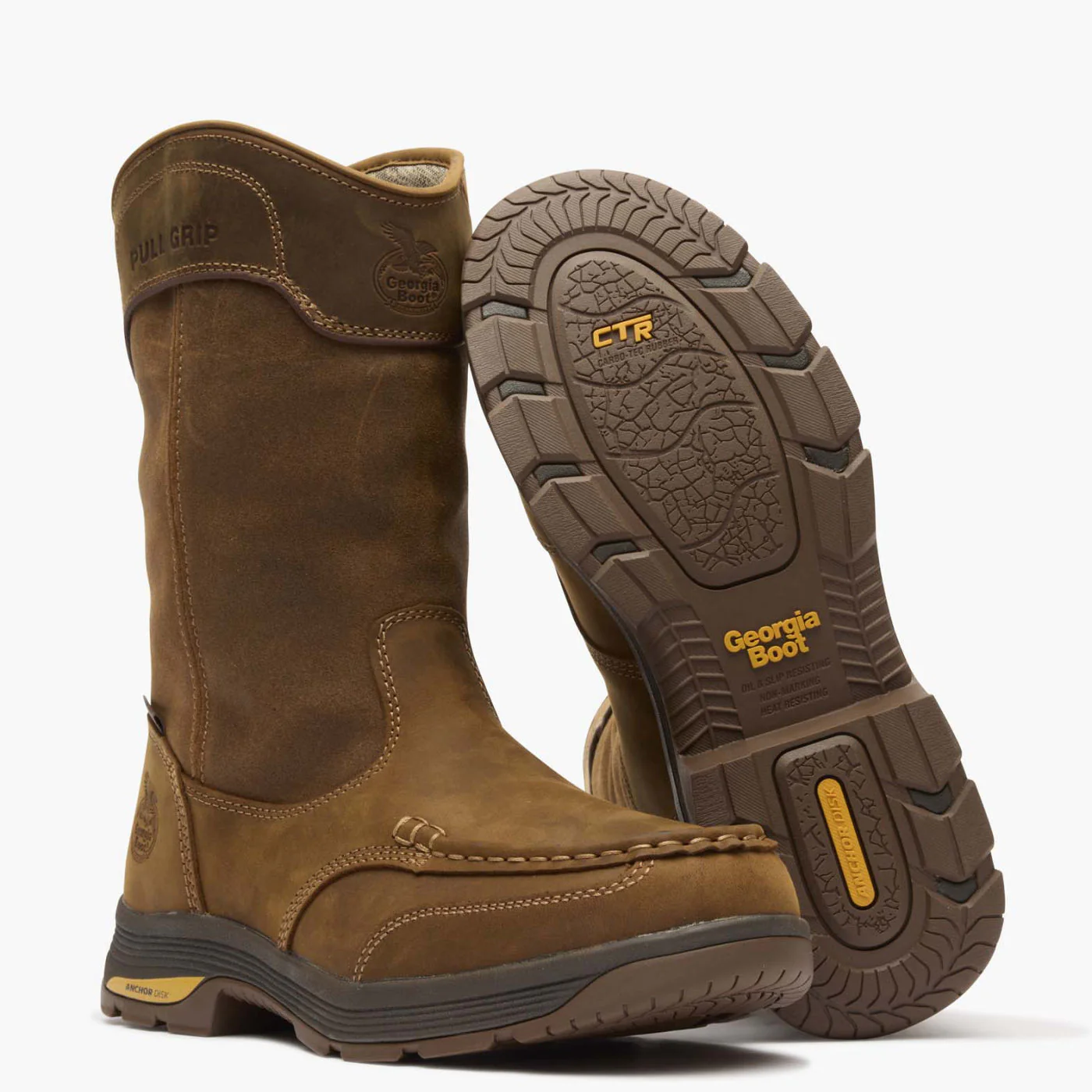 Georgia Boot Athens SuperLyte Waterproof Wellington Pull-On Boot - Image 4