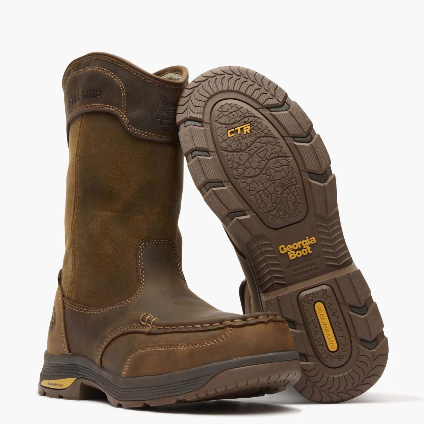 Georgia Boot Athens SuperLyte Alloy Toe Waterproof Wellington Pull-On - Image 4