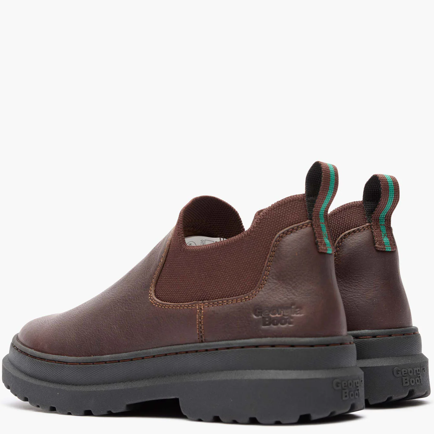 Georgia Boot Men's Romeo SuperLyte Shoe in Soggy Brown - Image 4