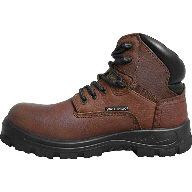 S Fellas by Genuine Grip Poseidon Men's Waterproof Leather Work Hiker - Image 6