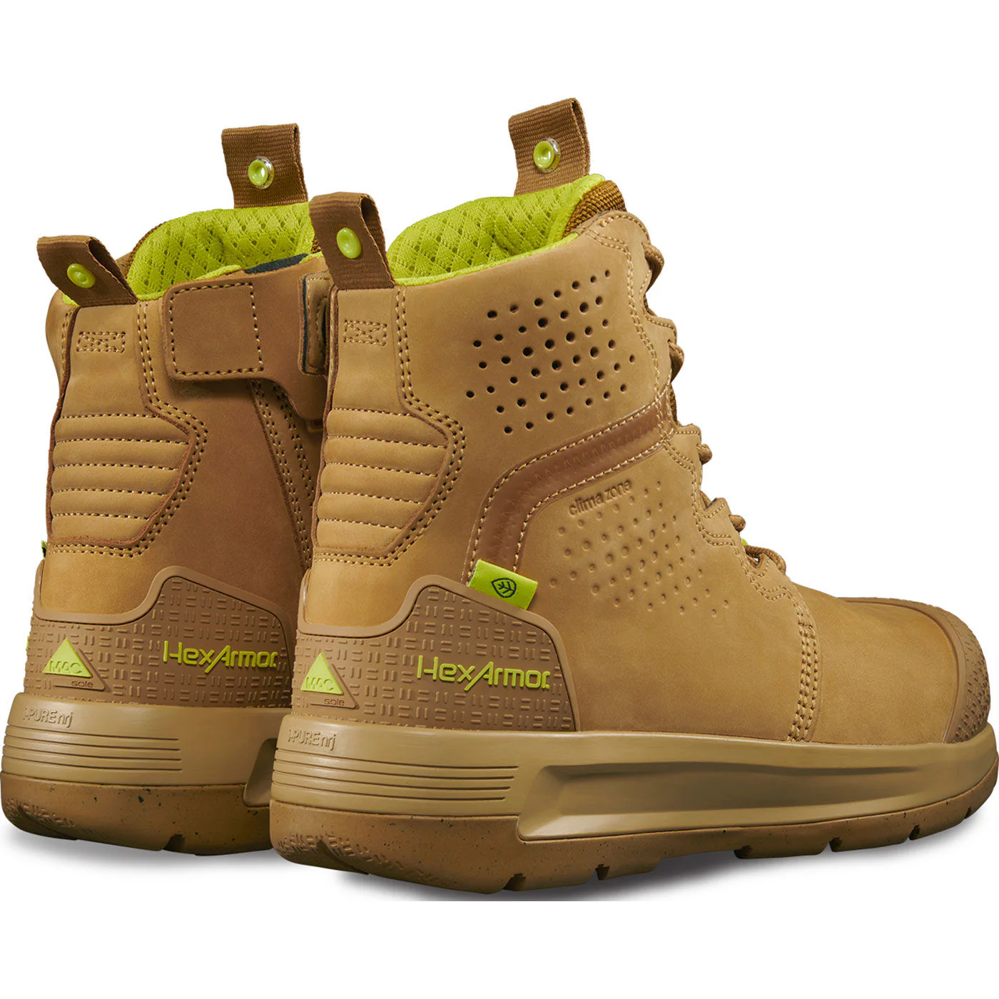HexArmor Xtend HD Men's 8-inch Composite Toe Electrical Hazard Zipper Work Boot - Image 4