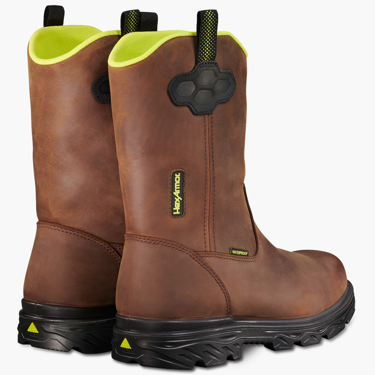 HexArmor Xbuilt Men's 10-inch Carbon Toe Electrical Hazard Waterproof Pull-On Work Boot - Image 4