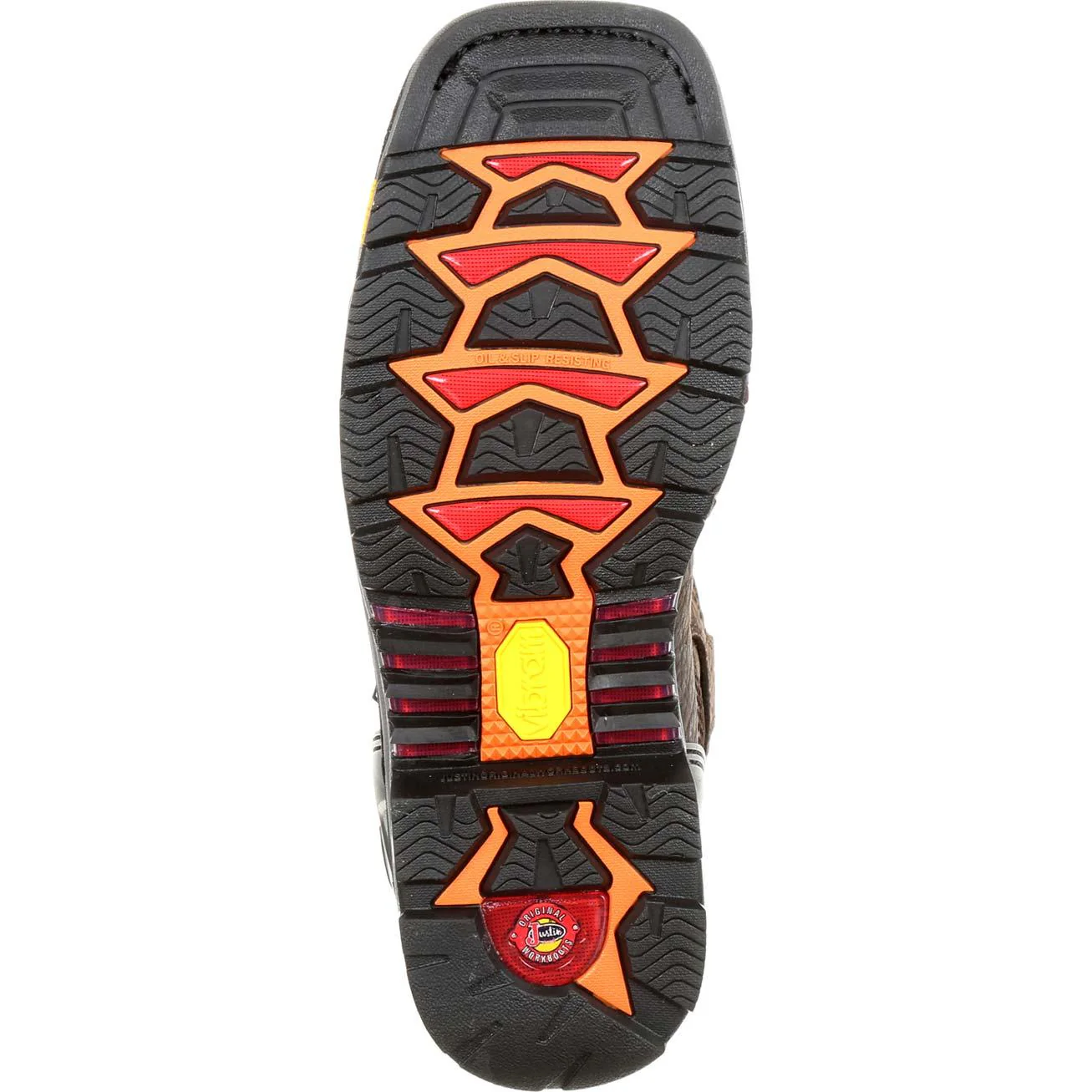 Justin Original Workboots Commander-X5 Driscoll Steel Toe Internal Met Guard Waterproof Western Work Boot - Image 2
