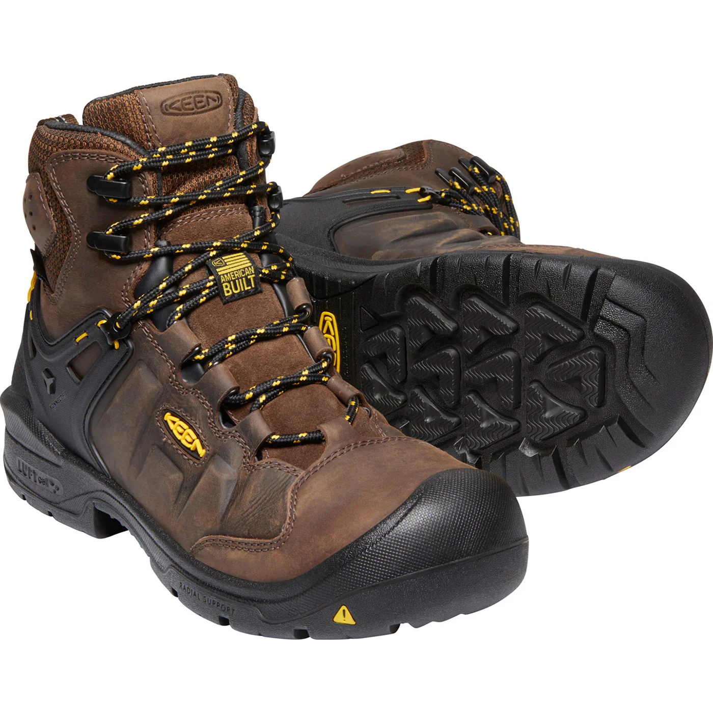 KEEN Utility® Dover Men's Carbon-Fiber Toe Electrical Hazard Waterproof Work Boot - Image 4
