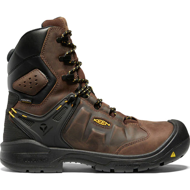 KEEN Utility® Dover Men's 8 Inch Carbon-Fiber Toe Electrical Hazard Waterproof Work Boot - Image 3