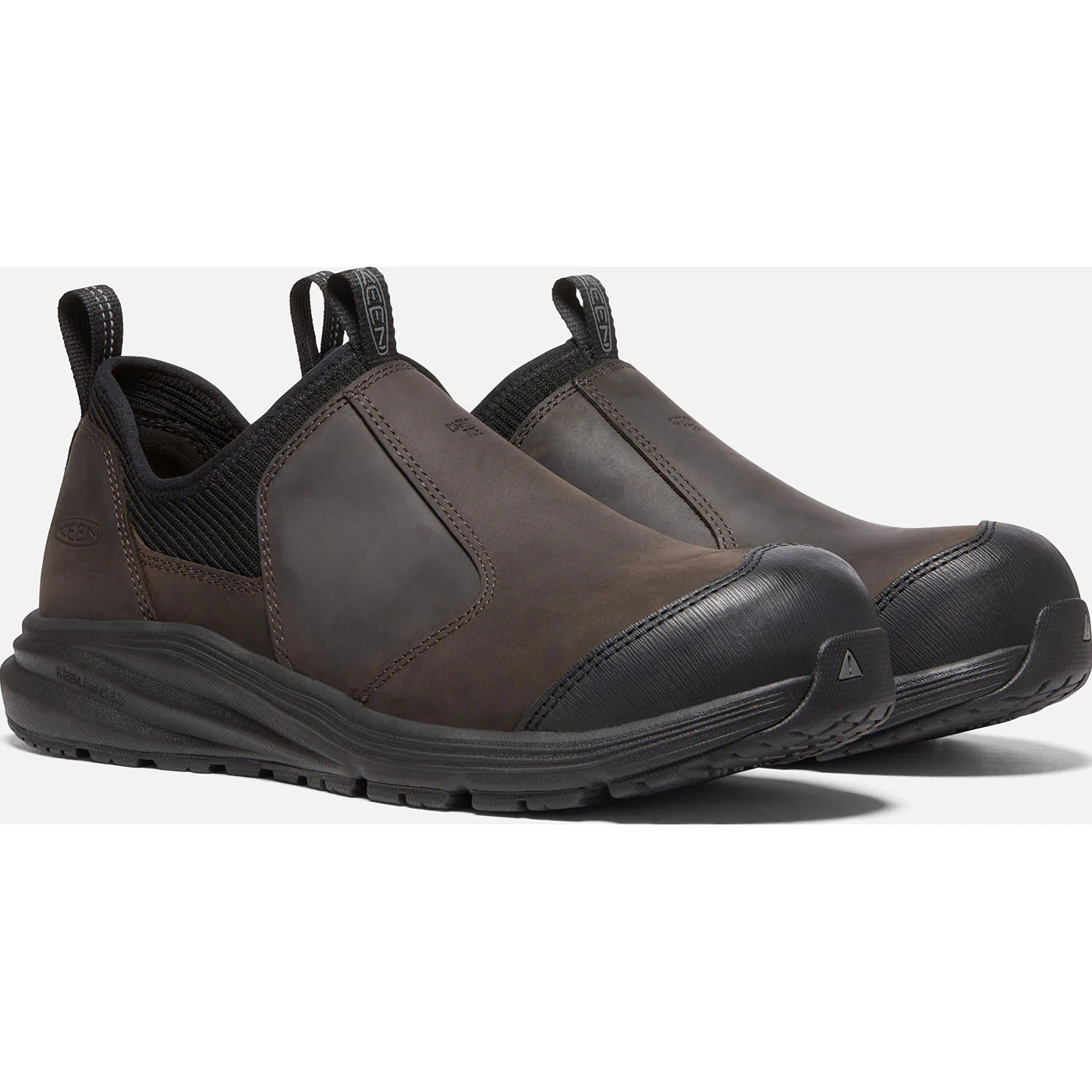KEEN Utility® Vista Energy+ Shift Men's Carbon Fiber Toe Static-Dissipative Leather Slip-On Work Shoe - Image 5