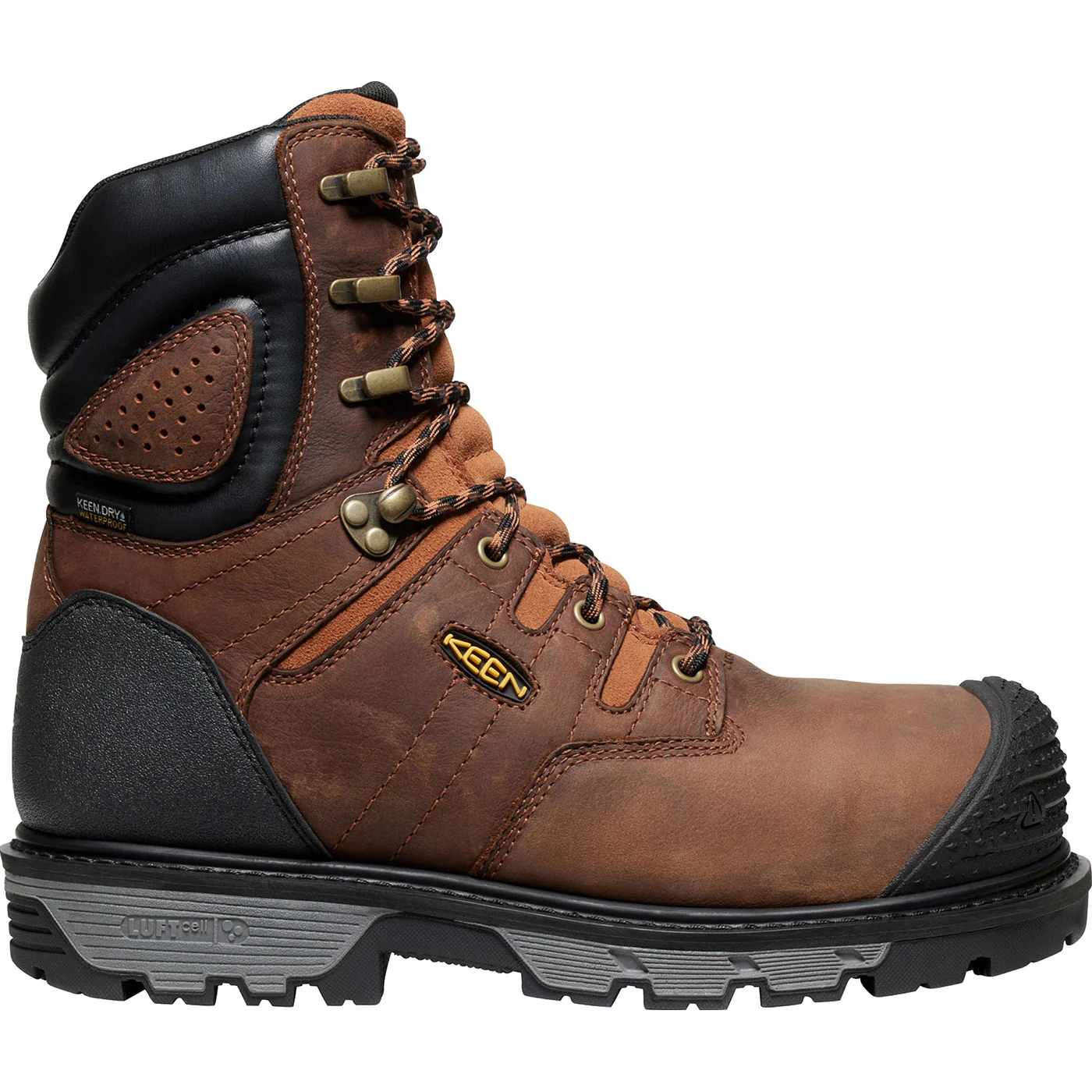 KEEN Utility® Camden Men's 8-inch Carbon-Fiber Toe 600G Insulated Waterproof Work Boot - Image 3