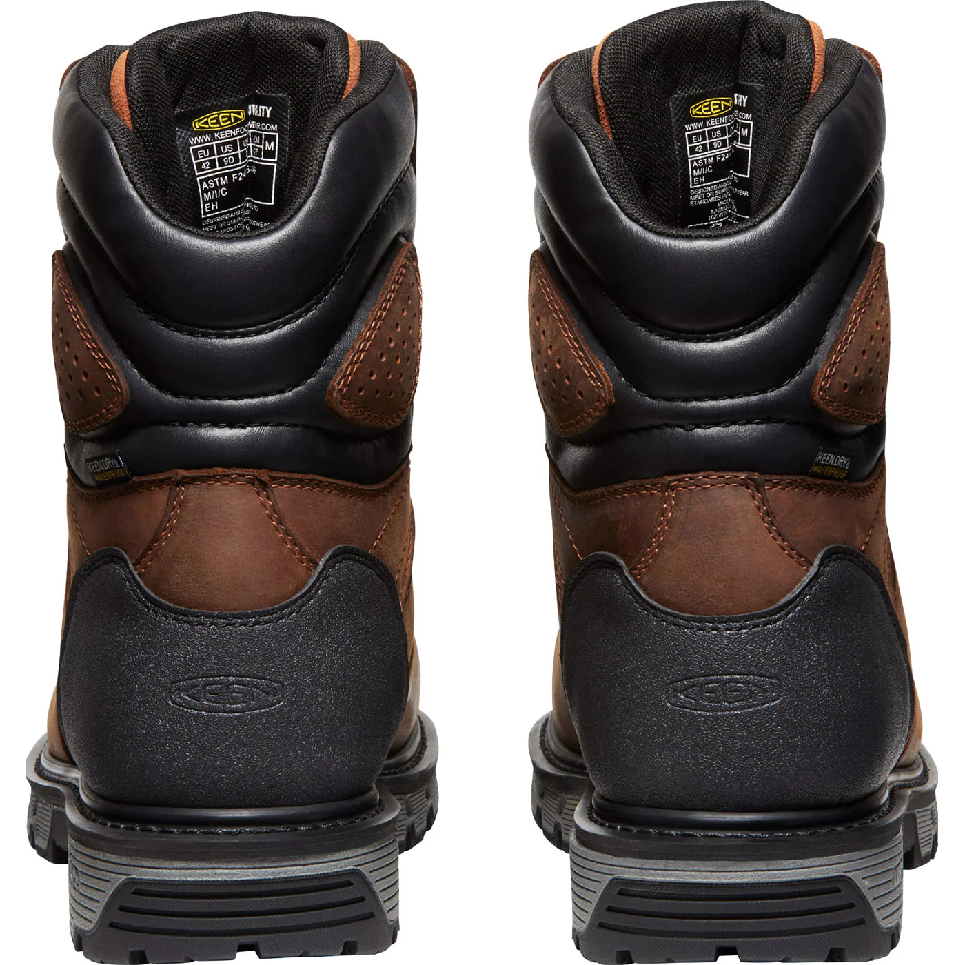KEEN Utility® Camden Men's 8-inch Carbon-Fiber Toe 600G Insulated Waterproof Work Boot - Image 4