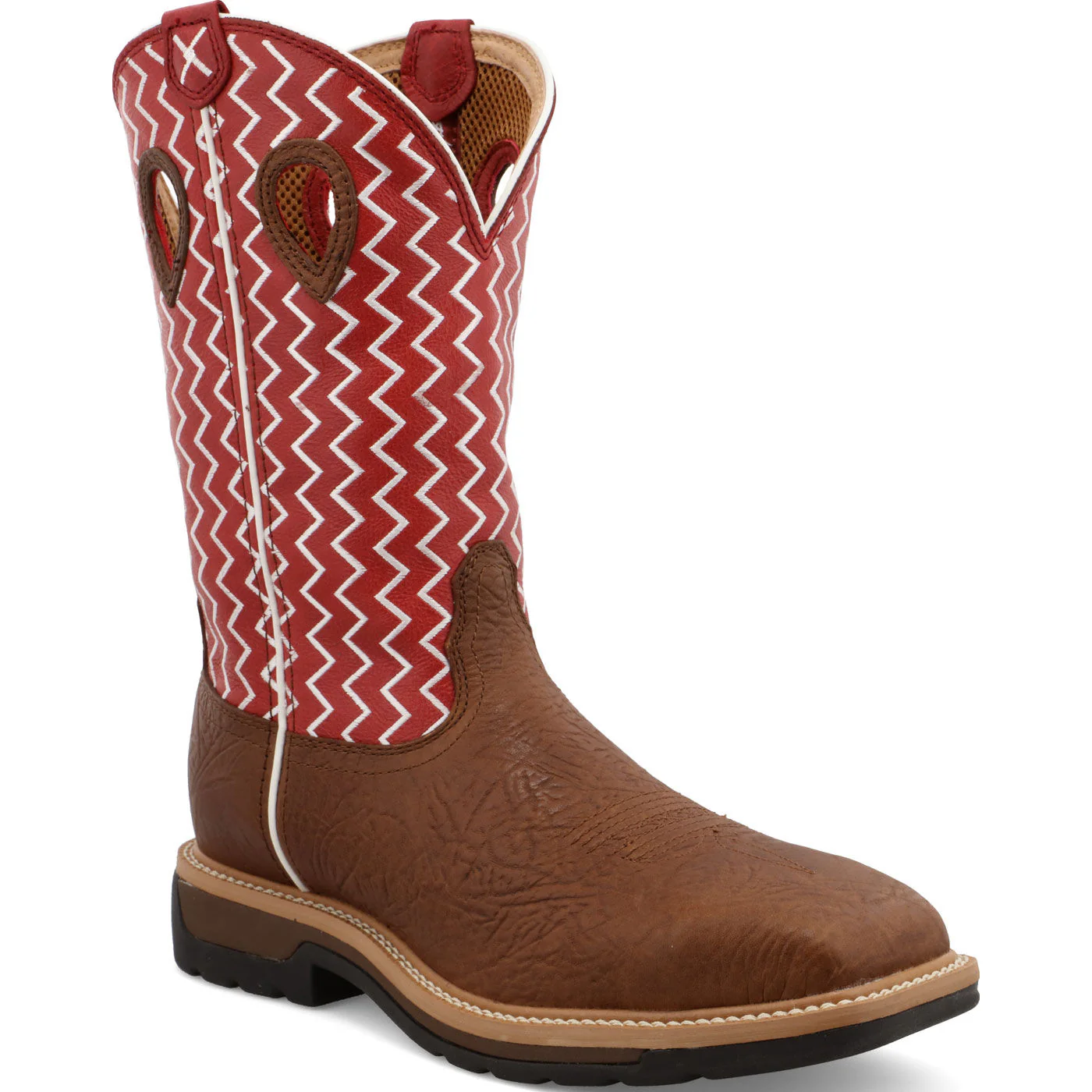 Twisted X Lite Men's 12-inch Steel Toe Electrical Hazard Western Work Boot