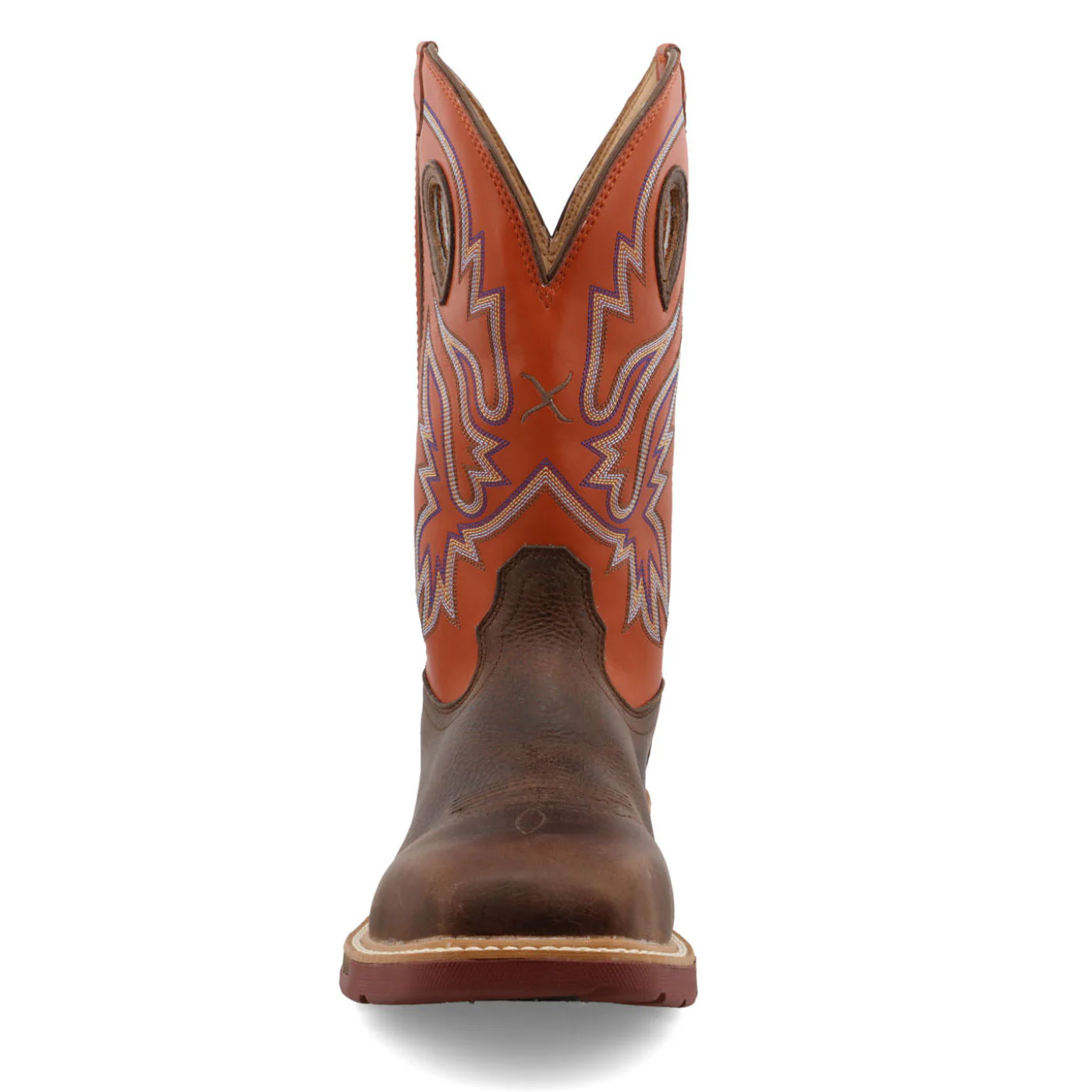 Twisted X CellStretch Men's 12-Inch Nano Toe Electrical Hazard Waterproof Western Work Boot - Image 4