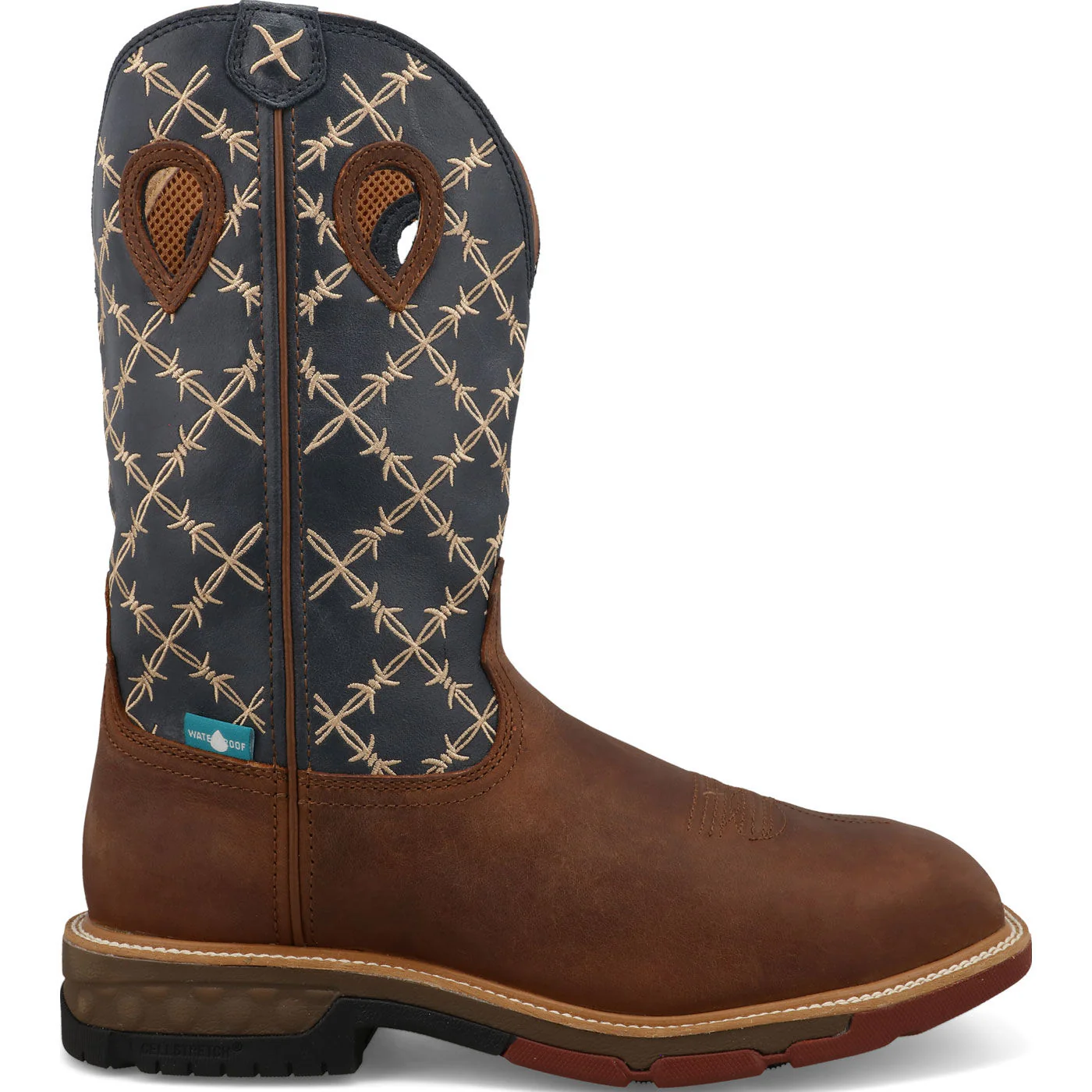 Twisted X Men's 12-Inch Internal Met Carbon Nano Toe Waterproof Western Work Boot - Image 3