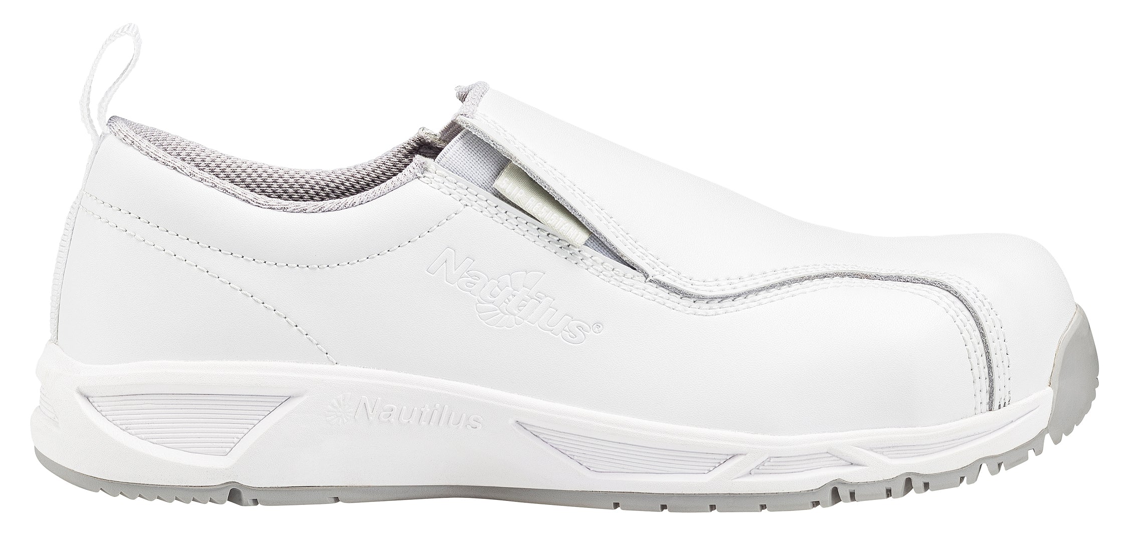 Nautilus ESD Men's Carbon Toe Static Dissipative Non-Metallic Leather Slip On Work Shoe - Image 3