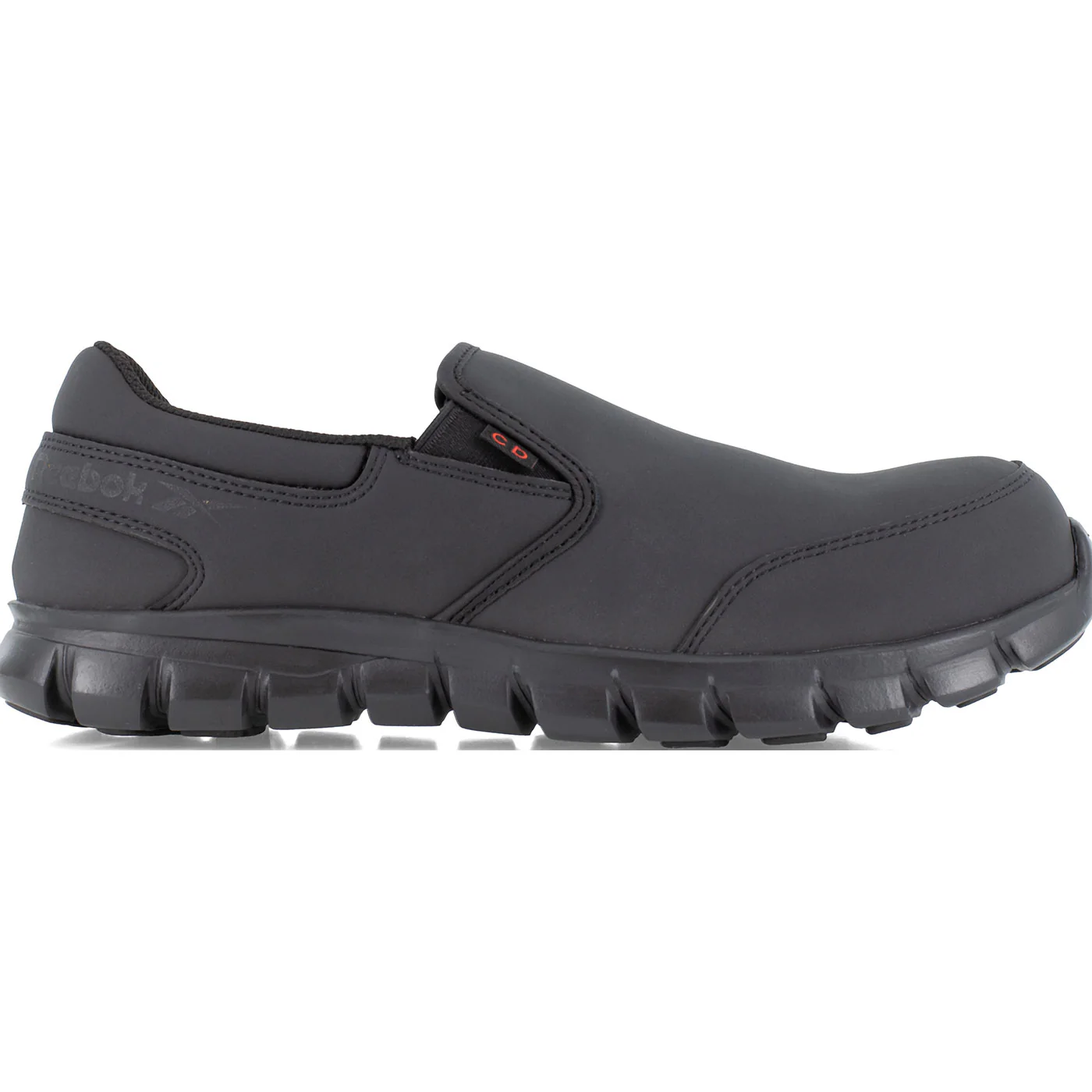 Reebok Sublite Cushion Work Men's Composite Toe Conductive Slip-On Work Shoe - Image 3