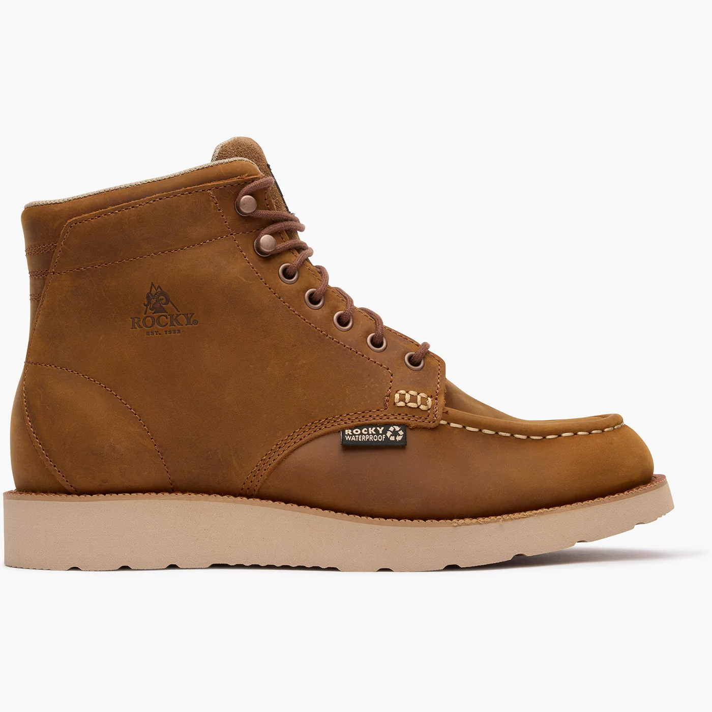 Rocky MonoCrepe Wedge 6” Waterproof Work Boot