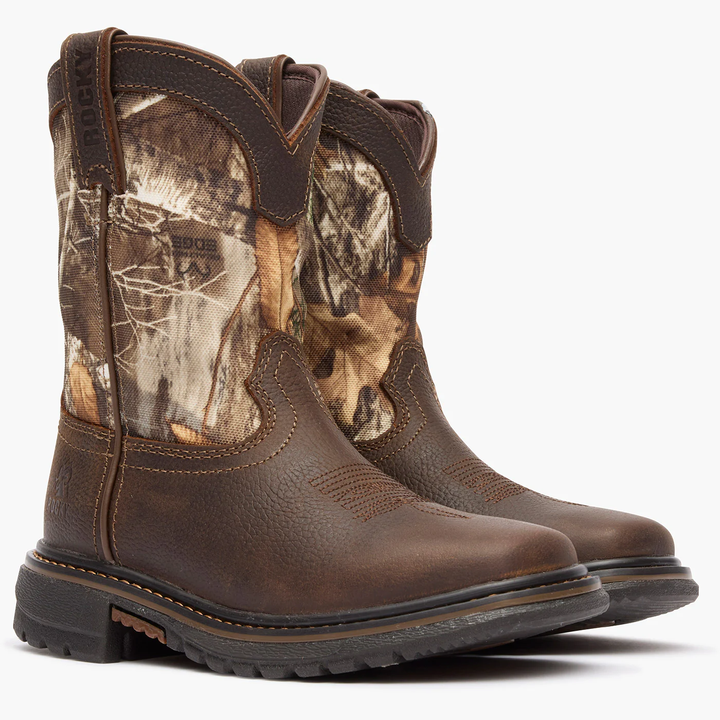 Rocky Kids' Ride FLX Waterproof Western Boot - Image 5