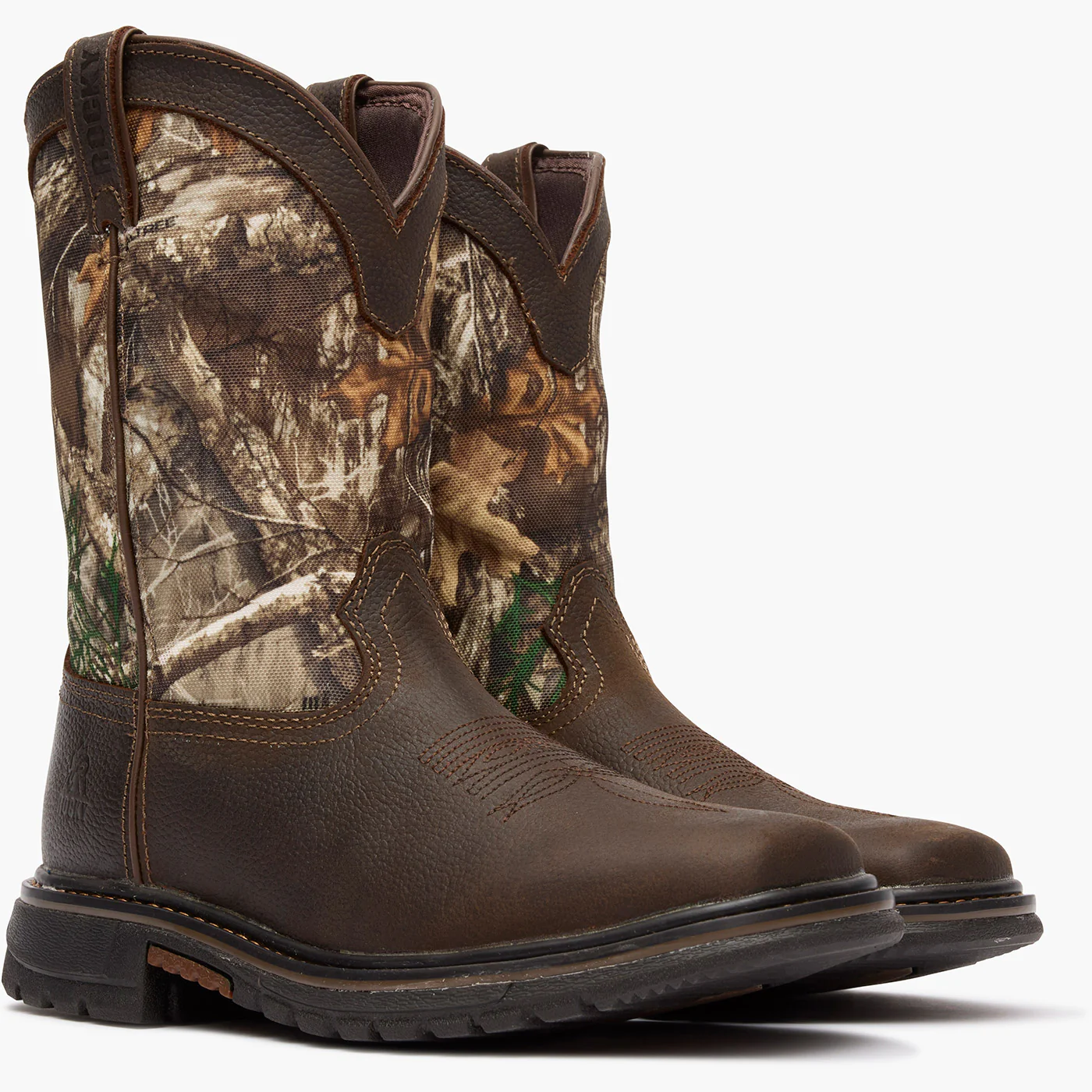 Rocky Big Kids' Ride FLX Waterproof Western Boot - Image 5