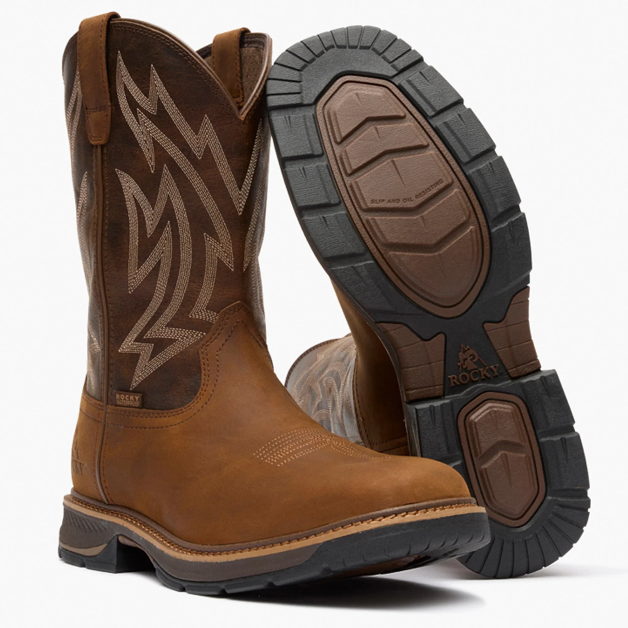 Rocky Ride LTE Waterproof Western Boot - Image 2
