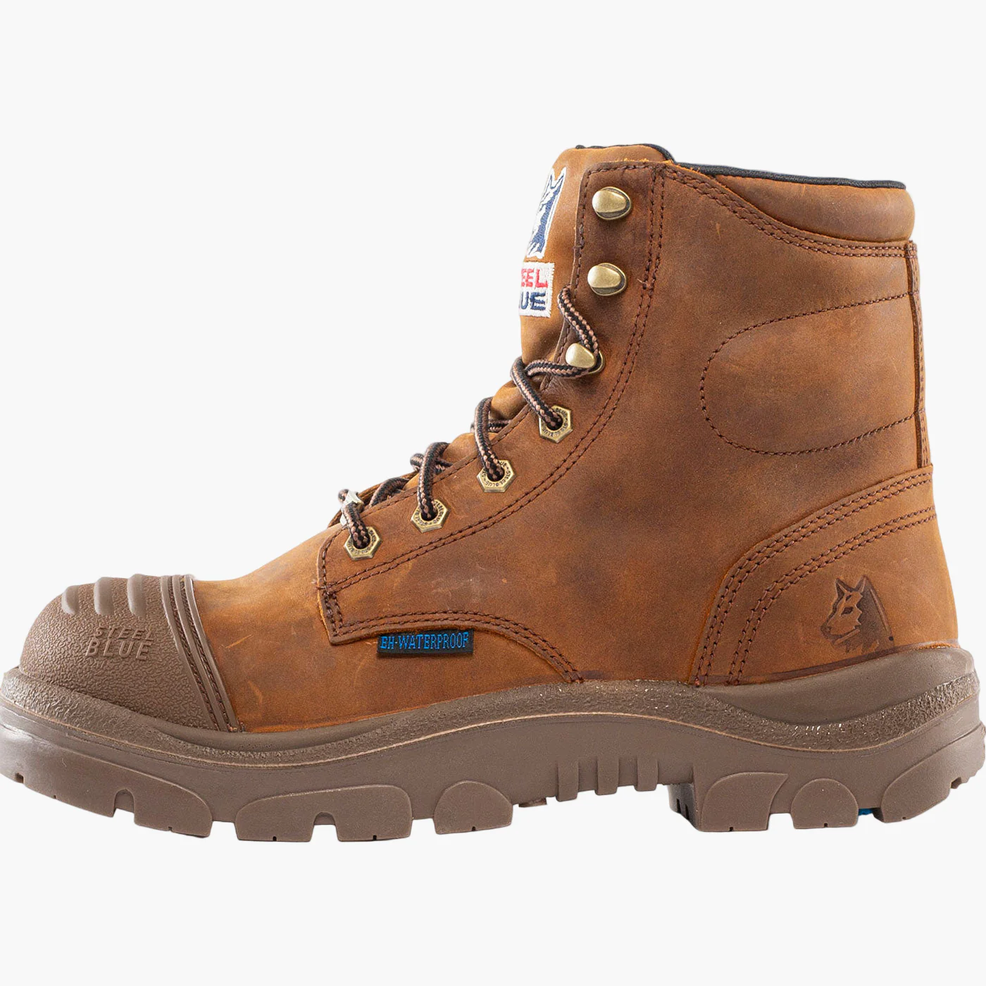 Steel Blue Argyle Scuff Zip Men's 6 inch Electrical Hazard Waterproof Zipper Work Boot - Image 3