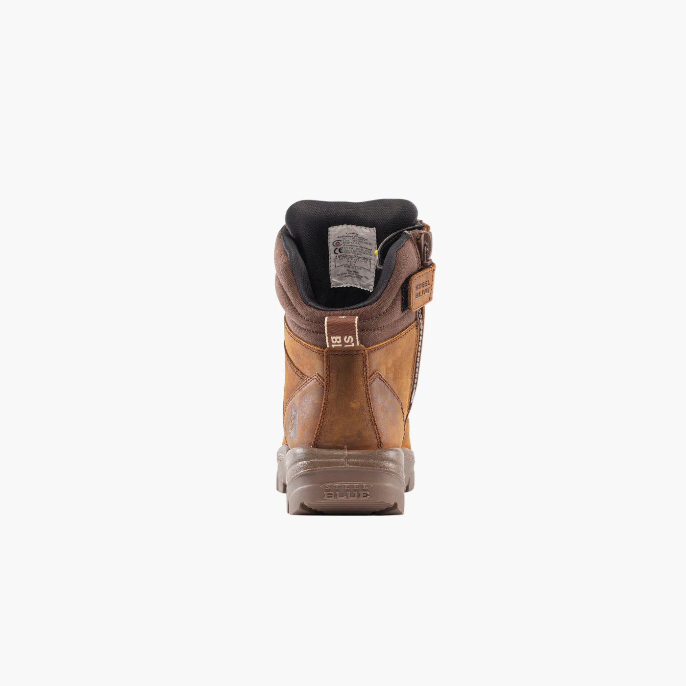 Steel Blue Southern Cross Scuff Zip Men's 6 inch Steel Toe Electrical Hazard Waterproof Work Boot - Image 4