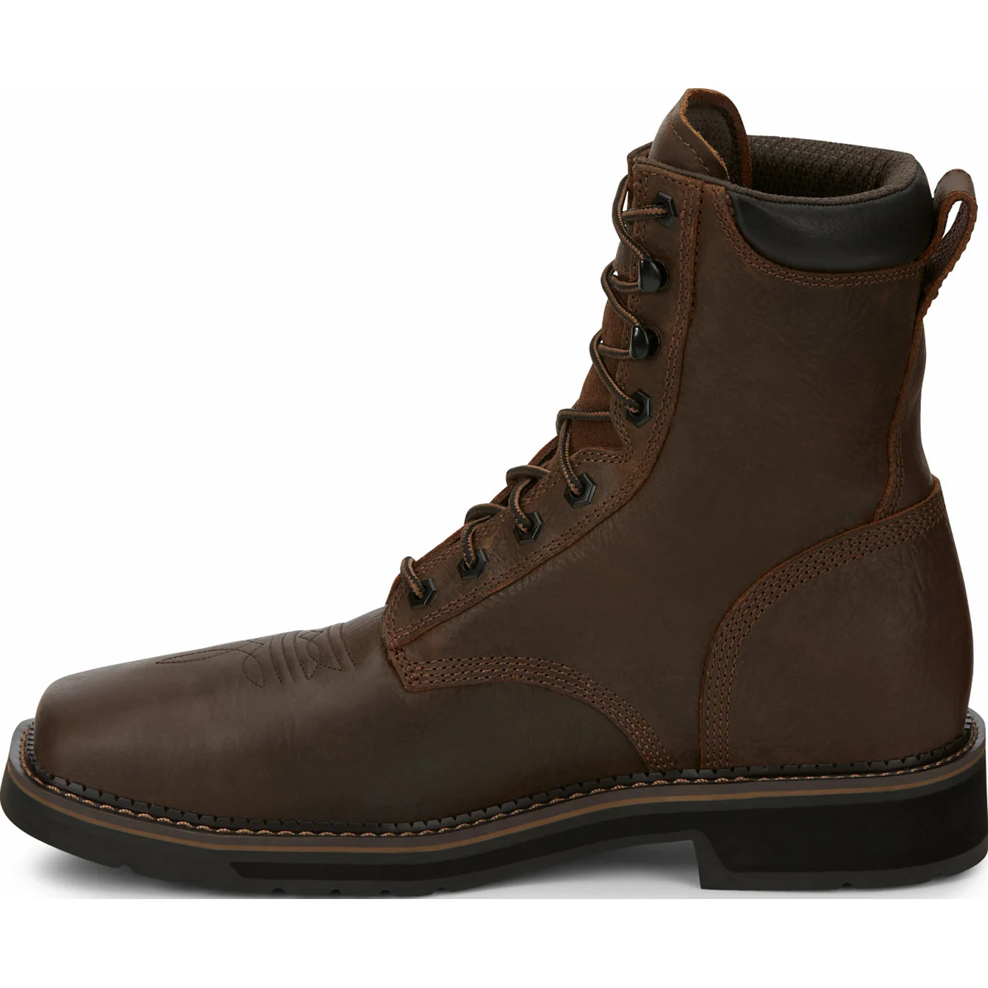 Justin Work Stampede Men's Composite Toe Waterproof Western Work Boot - Image 5