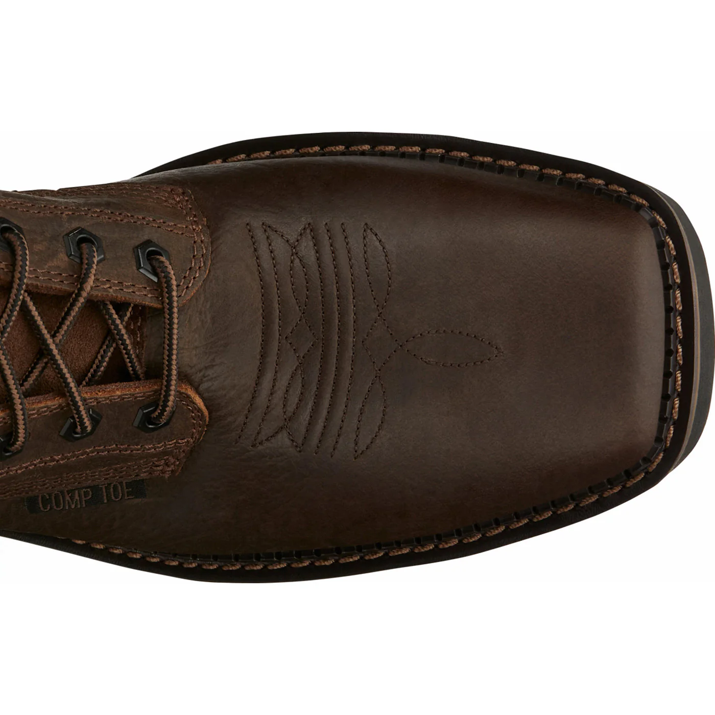Justin Work Stampede Men's Composite Toe Waterproof Western Work Boot - Image 6