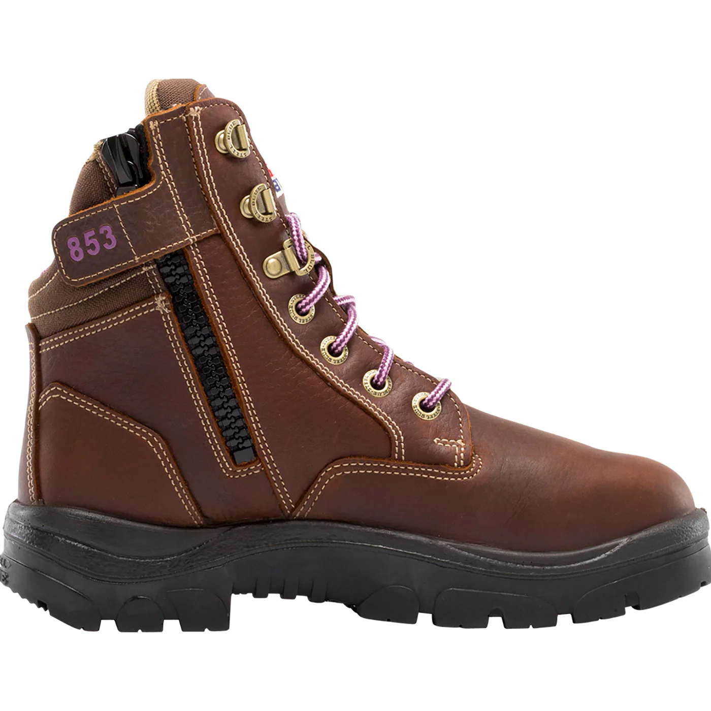 Steel Blue Southern Cross Zip Women's Steel Toe Internal Metatarsal Puncture-Resisting Work Boot - Image 3
