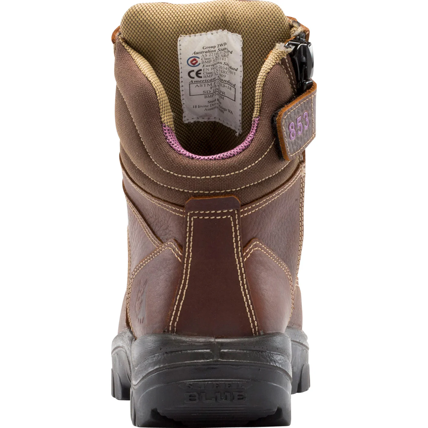 Steel Blue Southern Cross Zip Women's Steel Toe Internal Metatarsal Puncture-Resisting Work Boot - Image 5