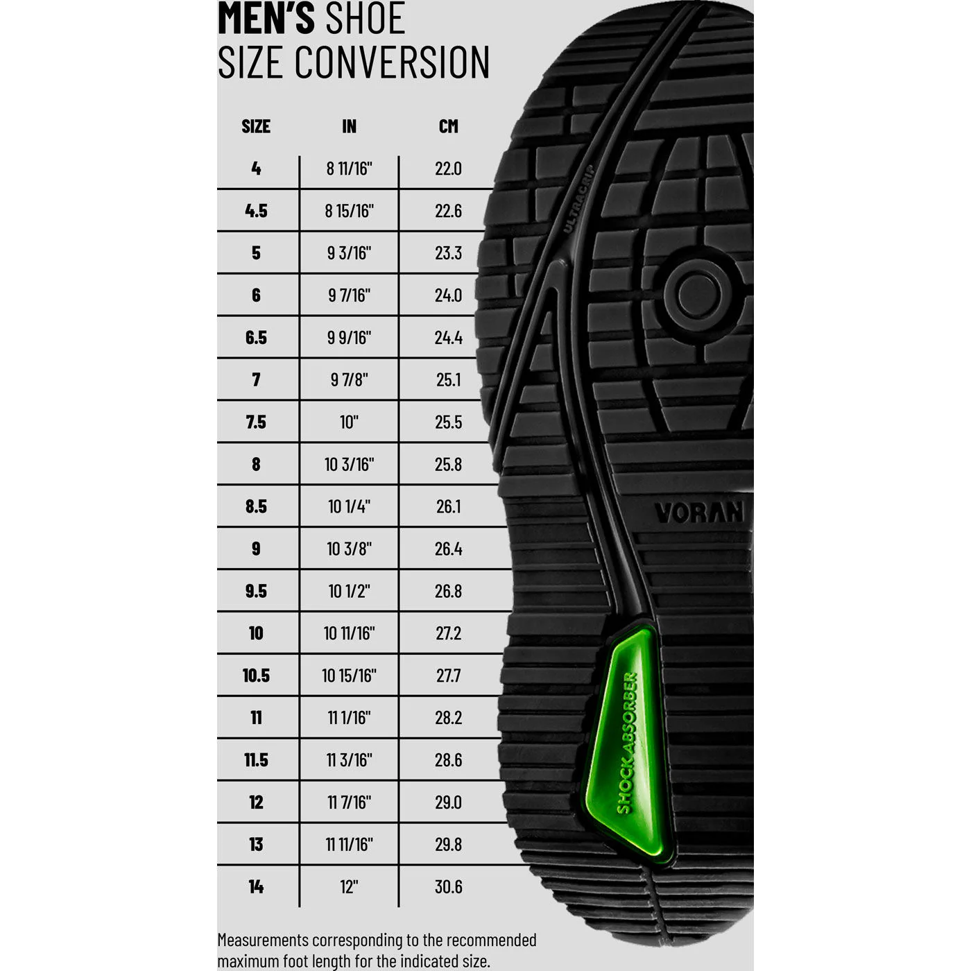 Voran SportSafe Energy 610 Men's Composite Toe Electrical Hazard Athletic Work Shoe - Image 5
